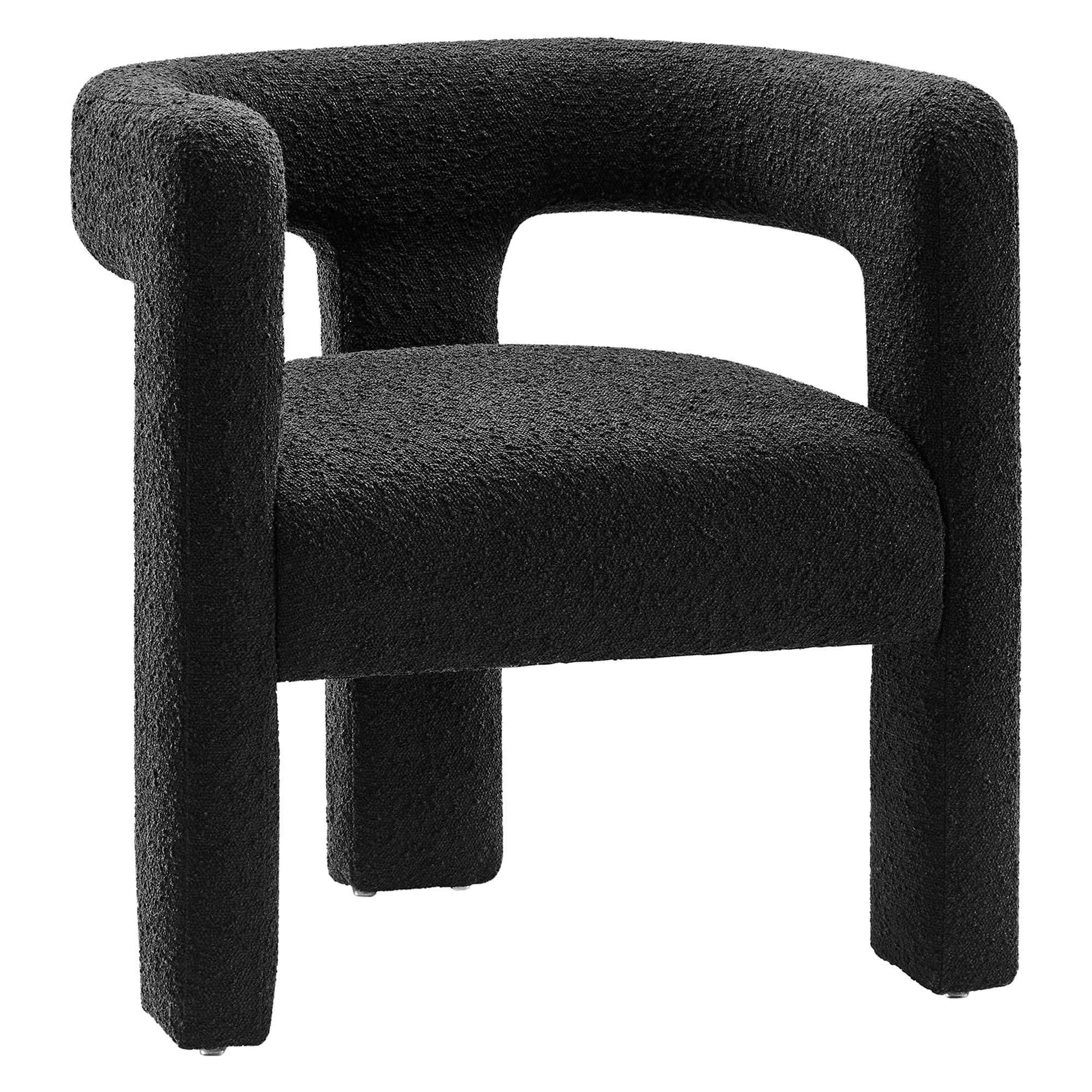 Kayla Boucle Upholstered Armchair by Modway - Best Buy Furniture