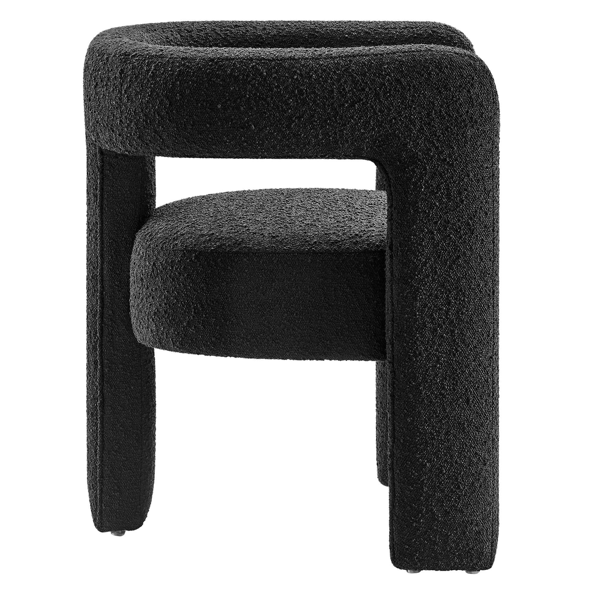 Kayla Boucle Upholstered Armchair by Modway - Best Buy Furniture