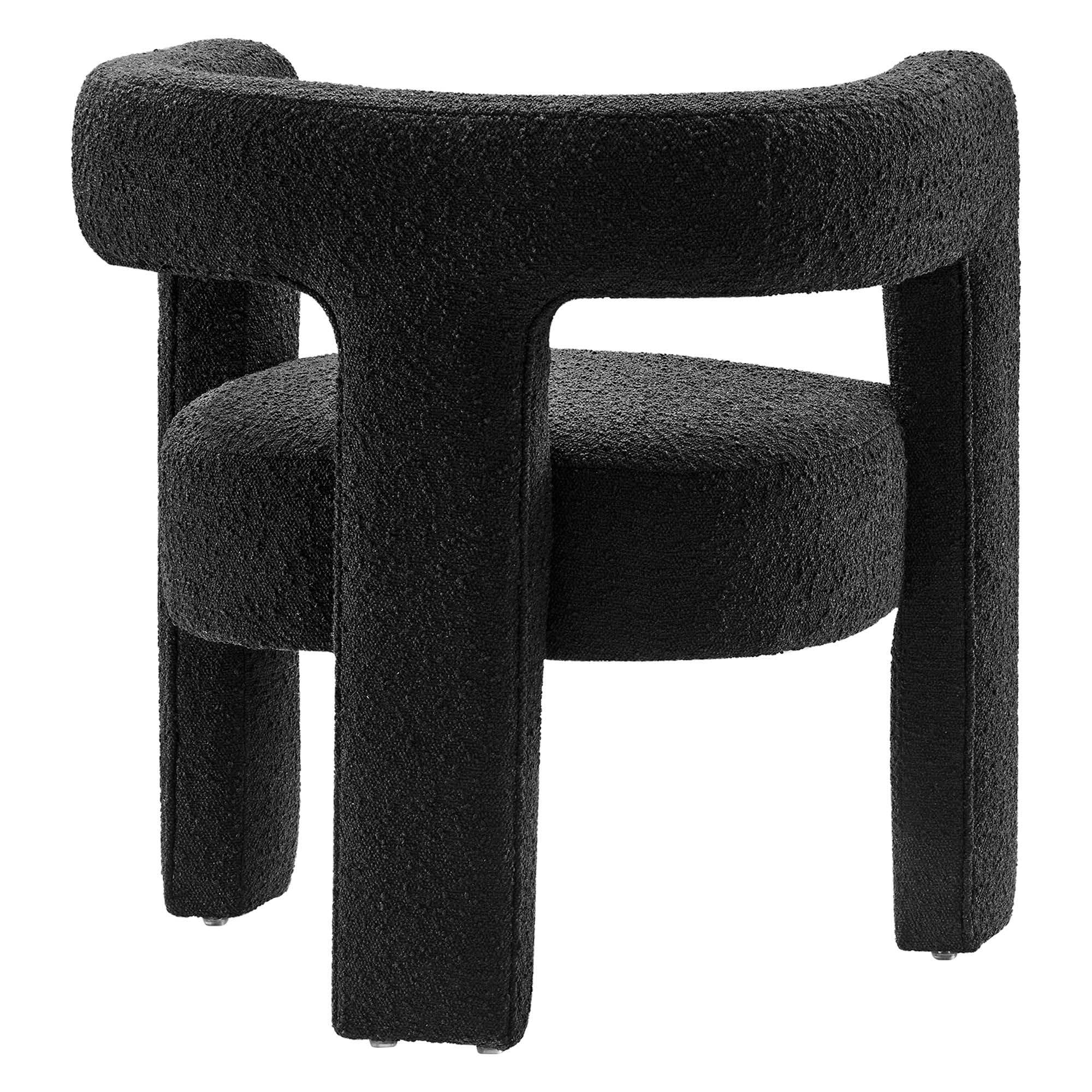Kayla Boucle Upholstered Armchair by Modway - Best Buy Furniture