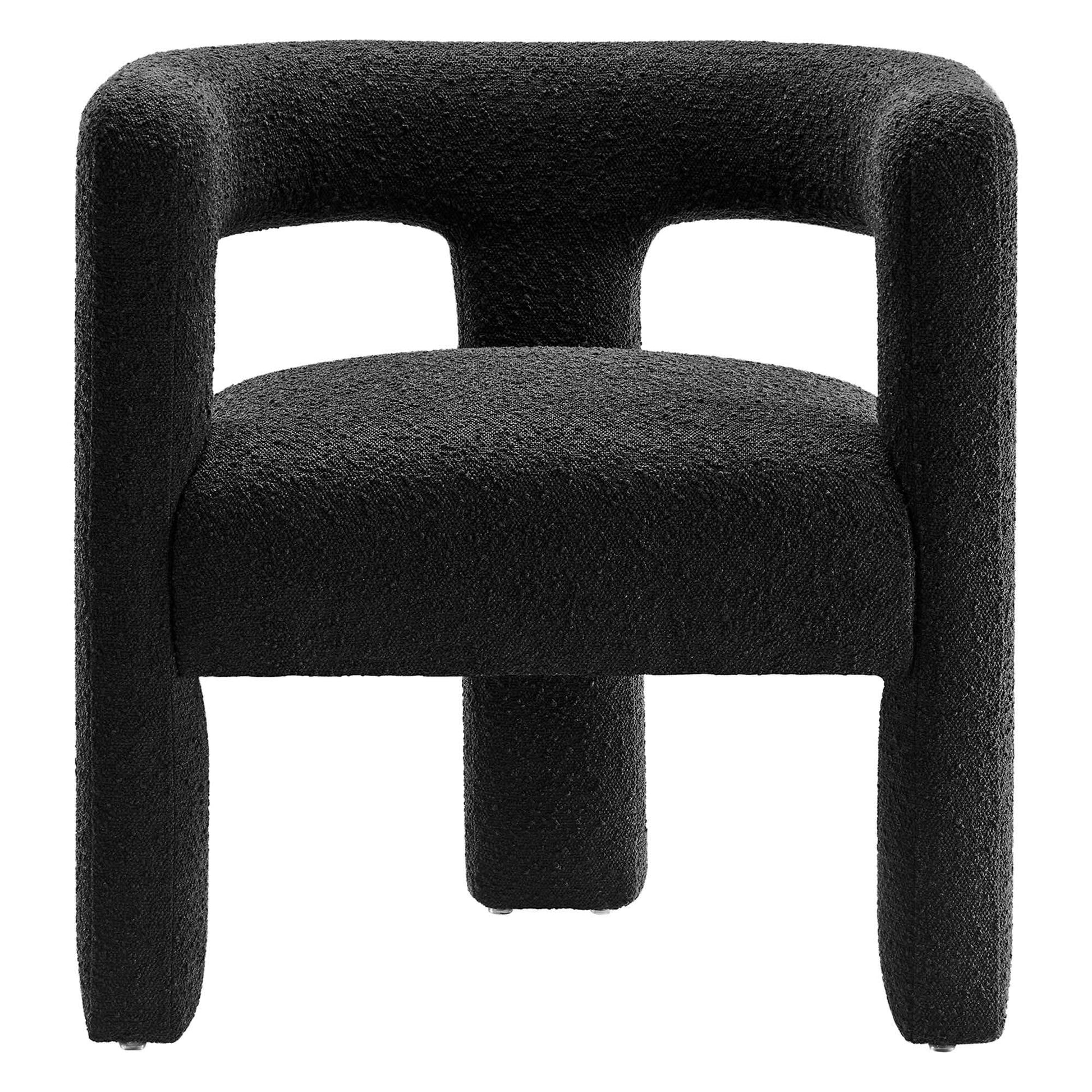 Kayla Boucle Upholstered Armchair by Modway - Best Buy Furniture