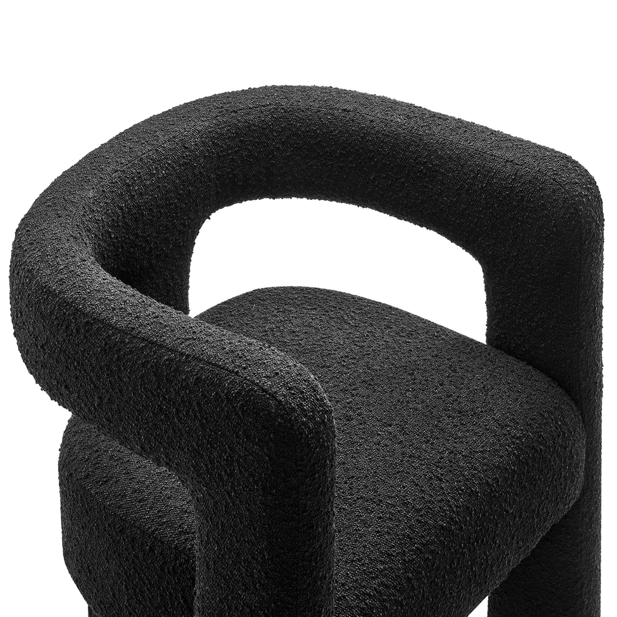Kayla Boucle Upholstered Armchair by Modway - Best Buy Furniture