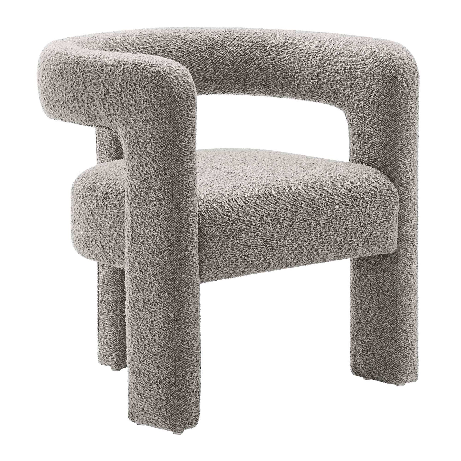 Kayla Boucle Upholstered Armchair by Modway - Best Buy Furniture