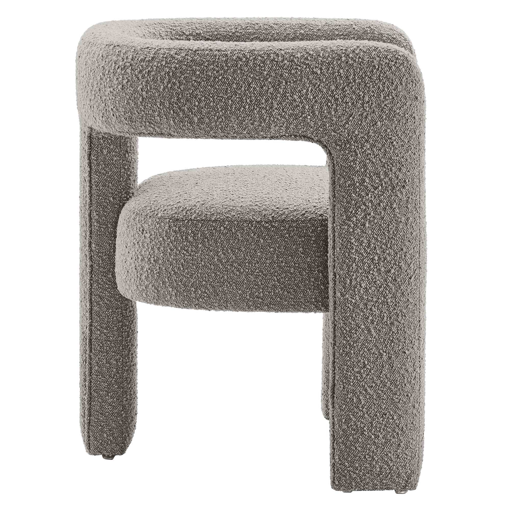Kayla Boucle Upholstered Armchair by Modway - Best Buy Furniture