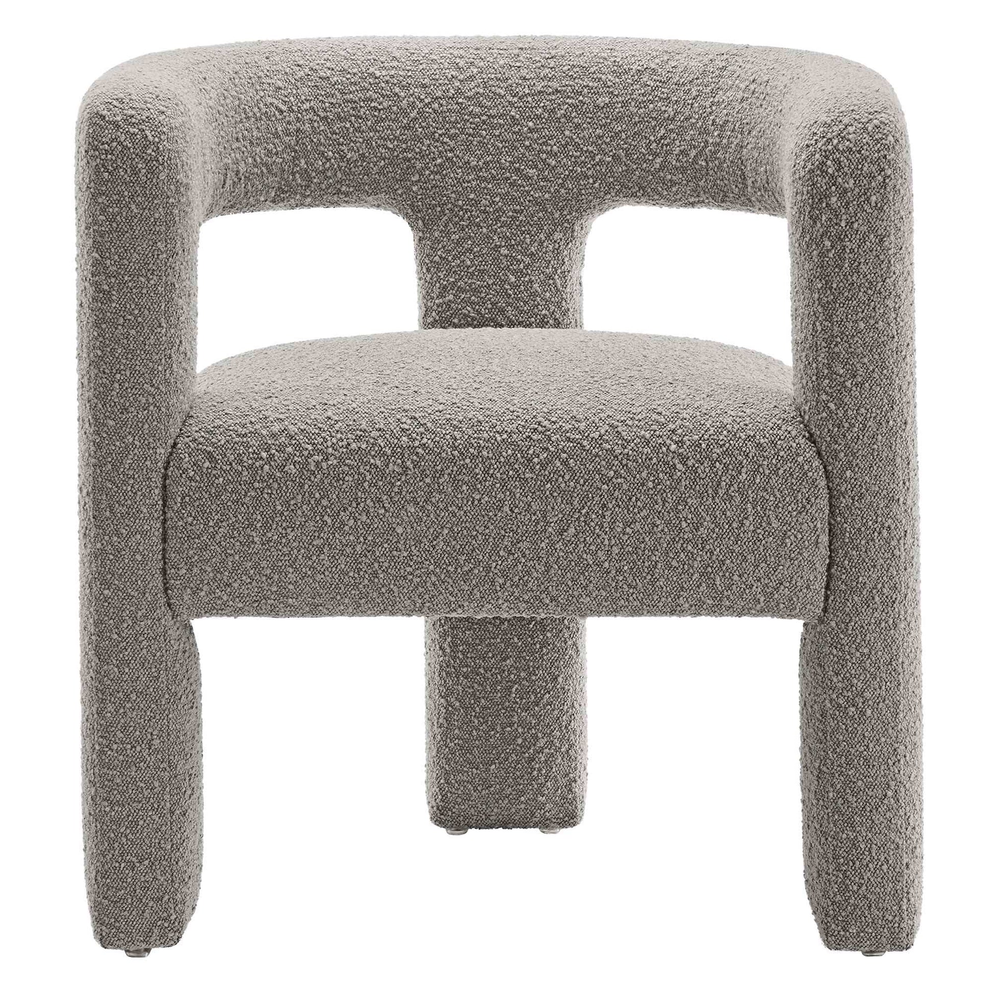 Kayla Boucle Upholstered Armchair by Modway - Best Buy Furniture