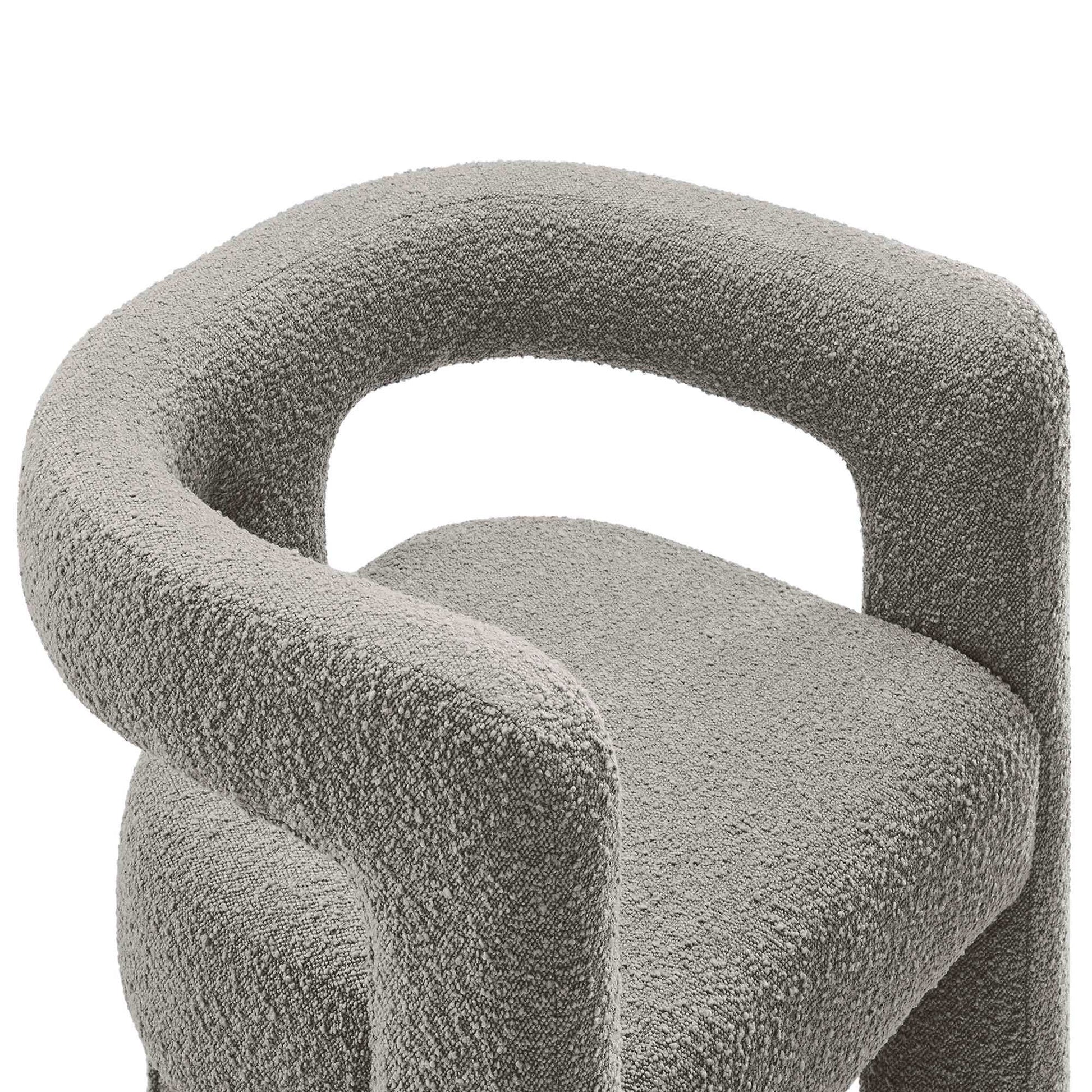 Kayla Boucle Upholstered Armchair by Modway - Best Buy Furniture