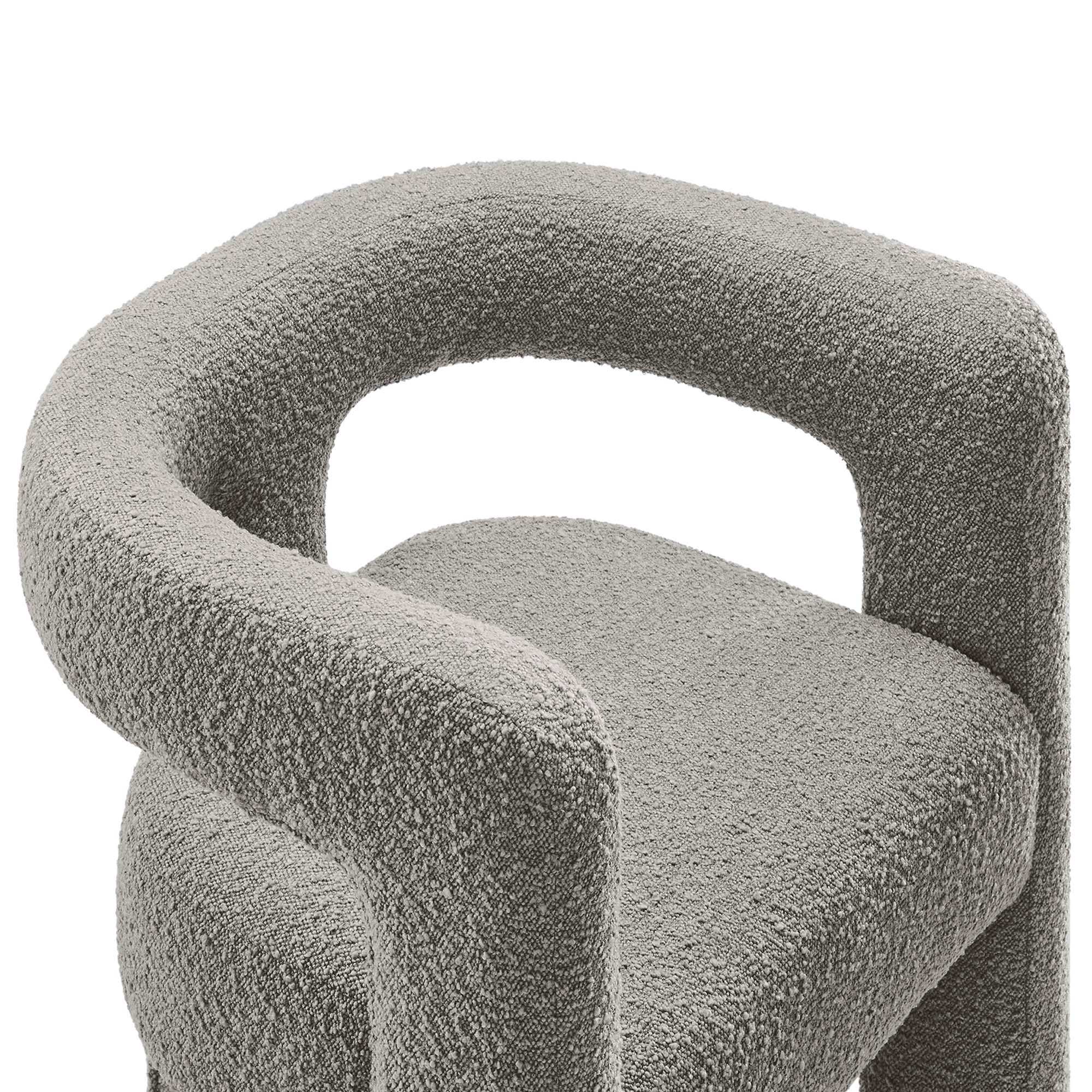 Kayla Boucle Upholstered Armchair by Modway - Best Buy Furniture