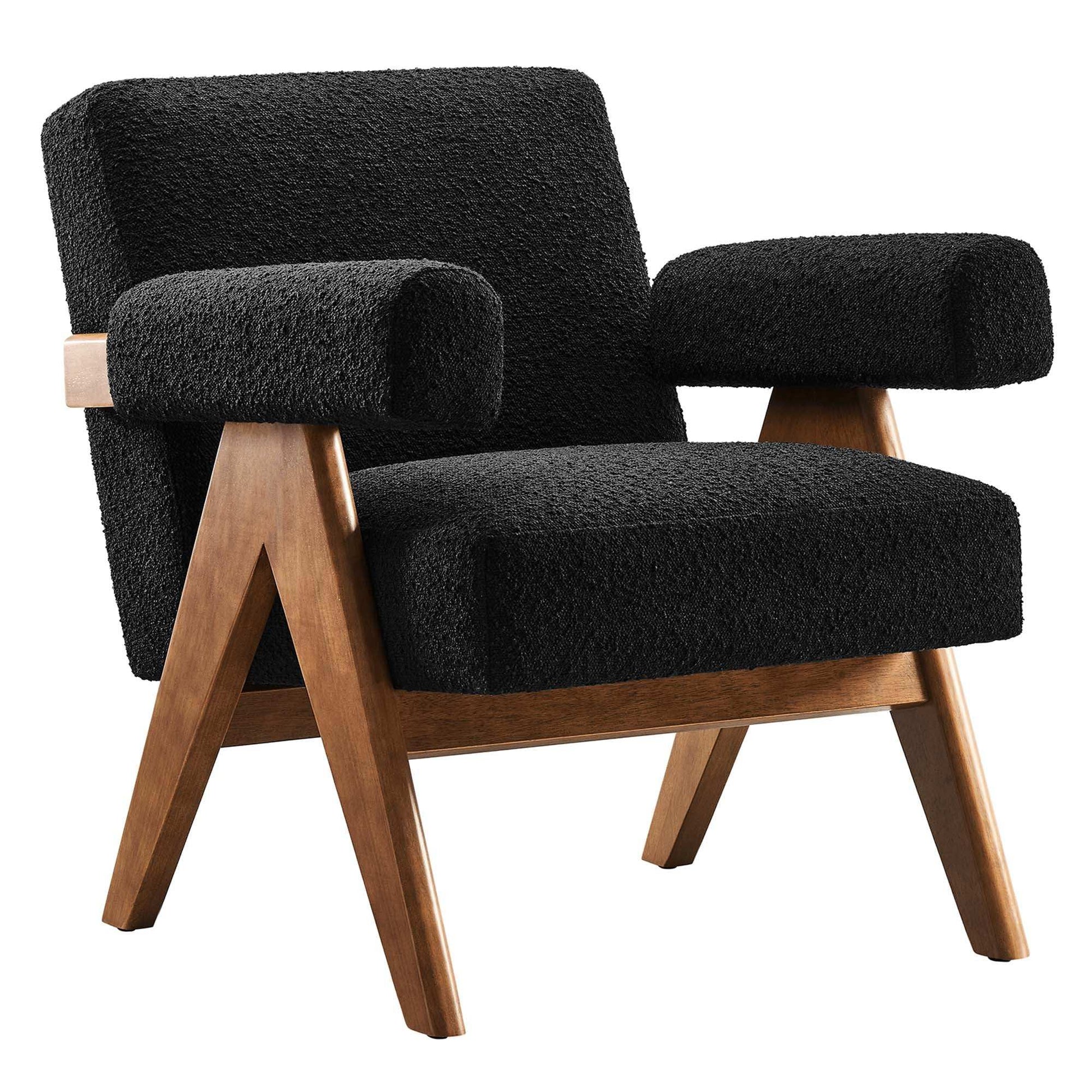Lyra Boucle Fabric Armchair by Modway - Best Buy Furniture