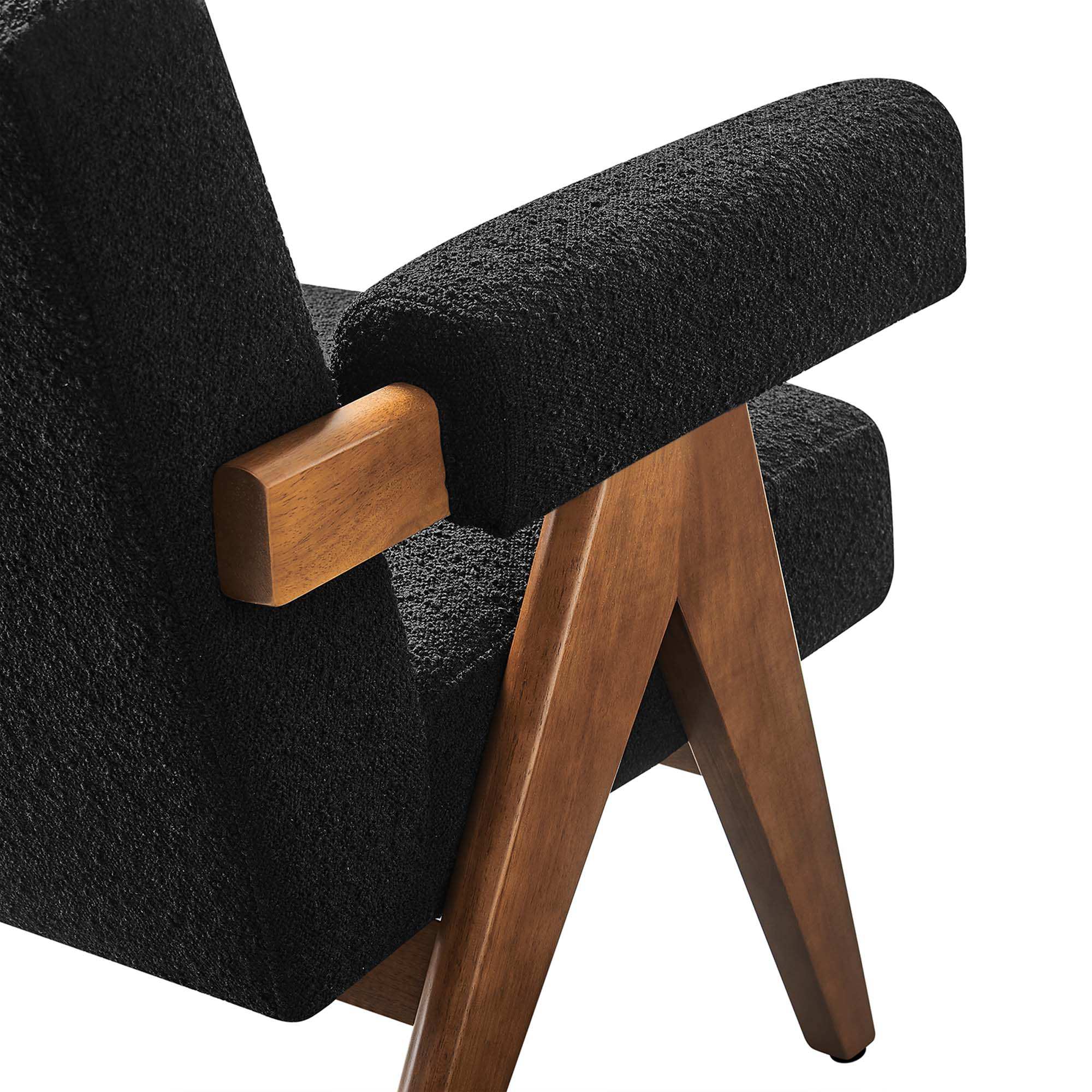 Lyra Boucle Fabric Armchair by Modway - Best Buy Furniture