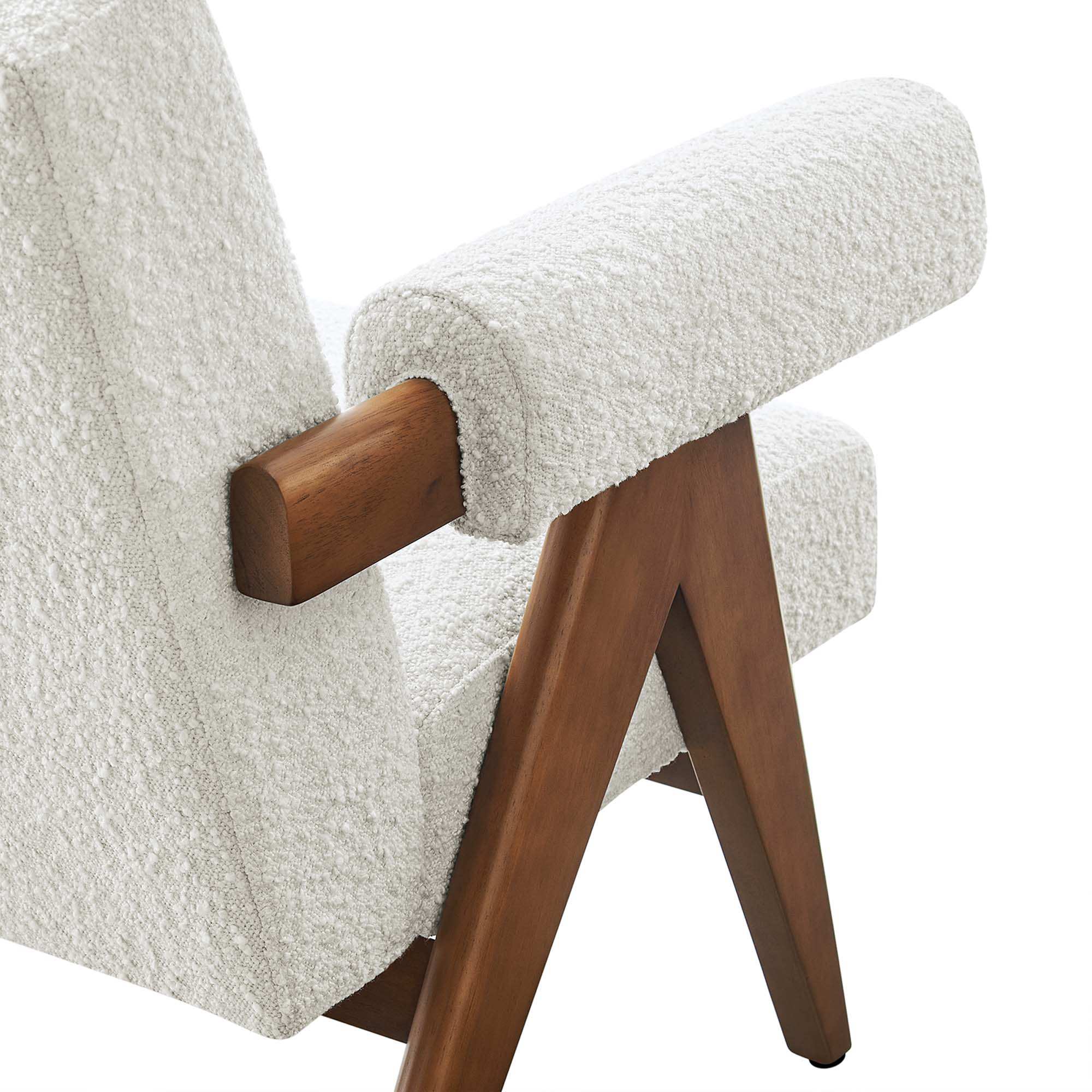 Lyra Boucle Fabric Armchair by Modway - Best Buy Furniture