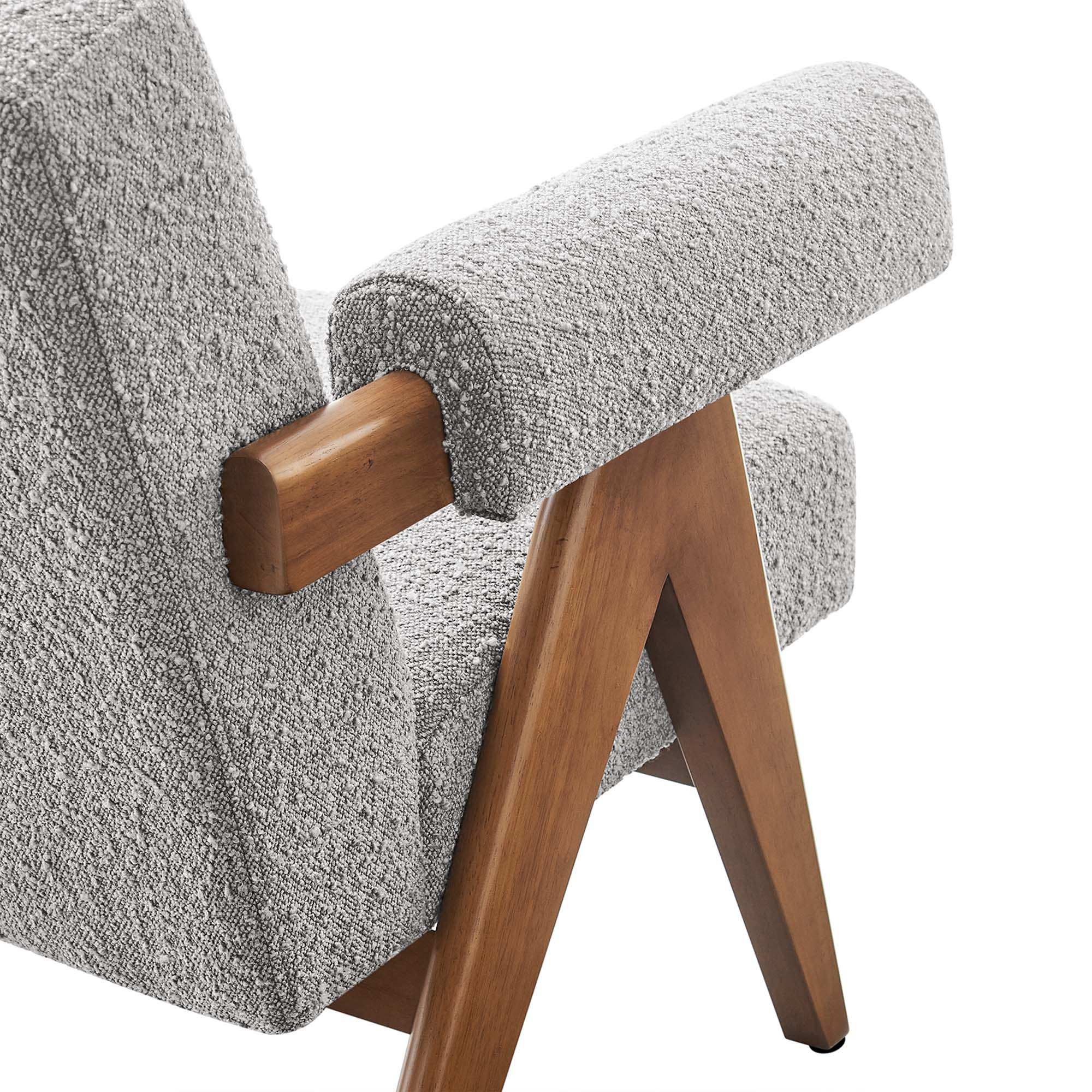 Lyra Boucle Fabric Armchair by Modway - Best Buy Furniture