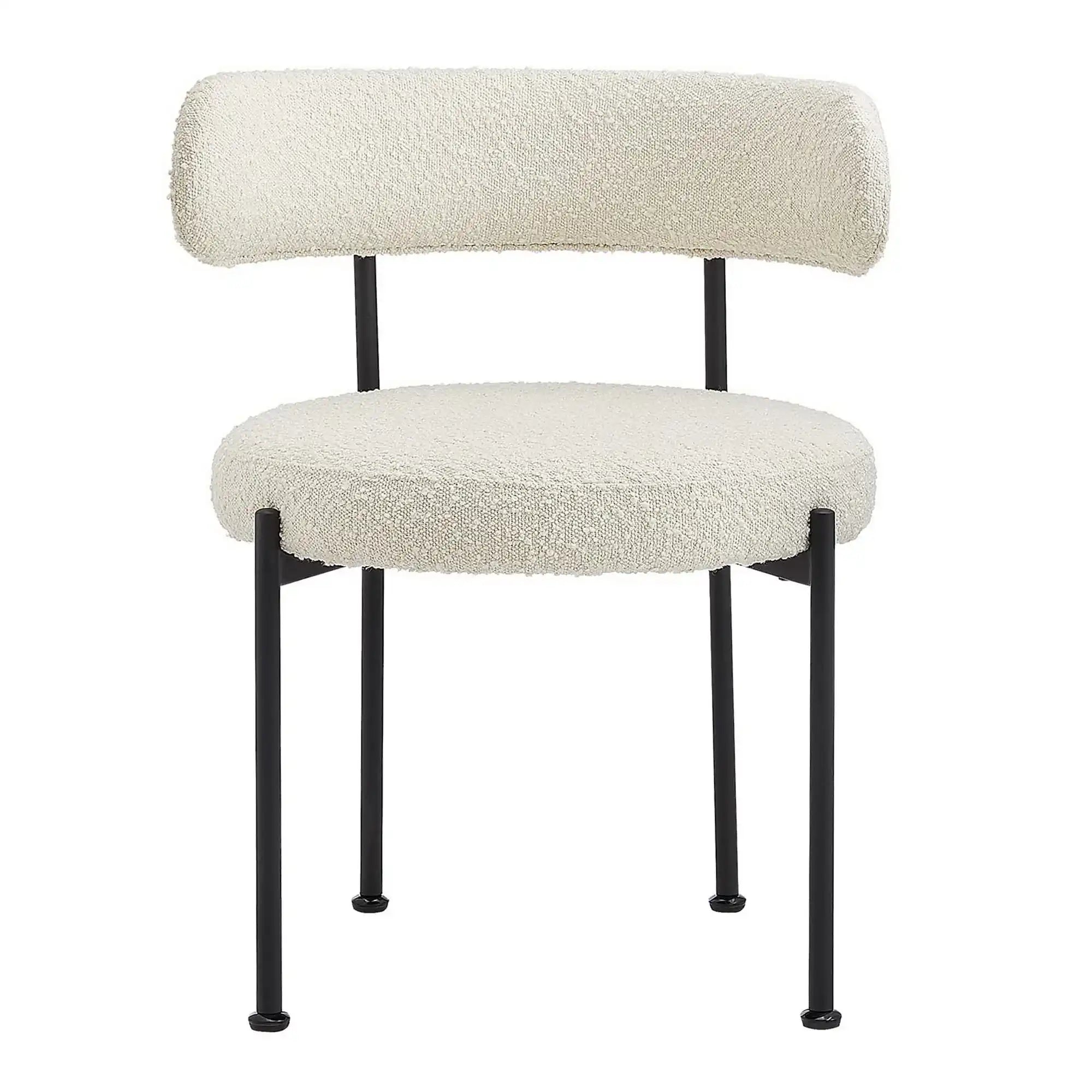 Albie Boucle Fabric Dining Chairs Set of 2 by Modway - Best Buy Furniture