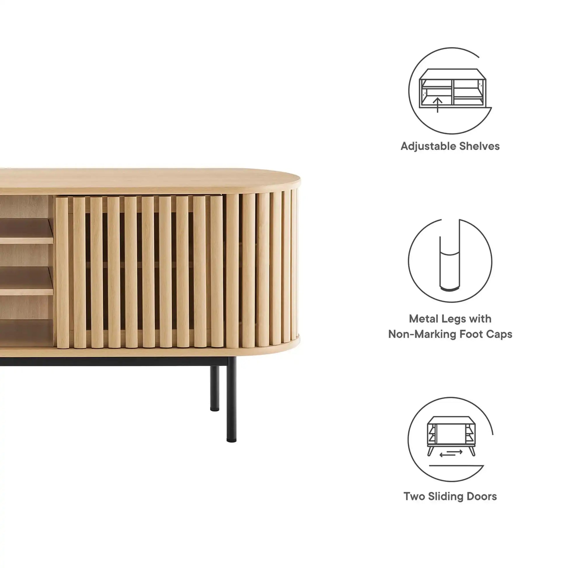Fortitude 71" TV Stand by Modway - Best Buy Furniture