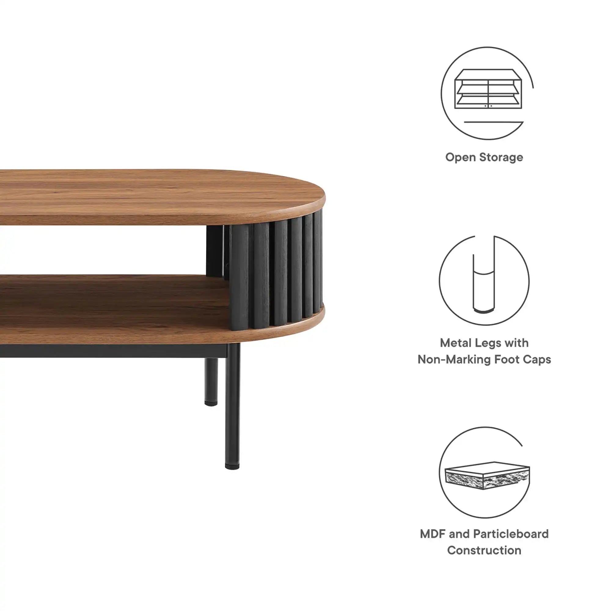 Fortitude Wood Coffee Table by Modway - Best Buy Furniture