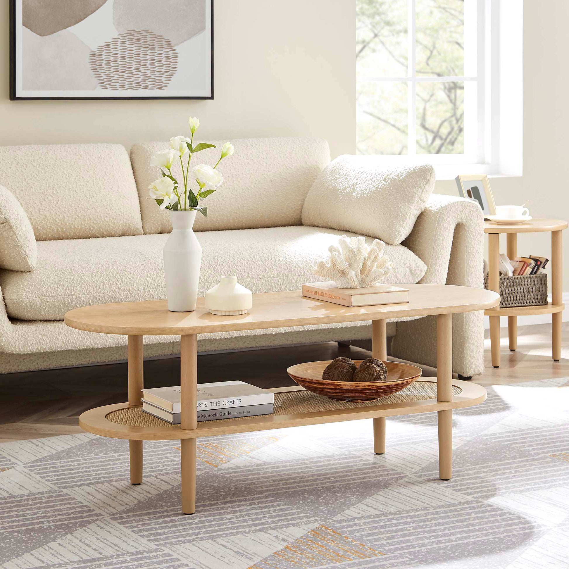 Torus Oval Coffee Table by Modway - Best Buy Furniture
