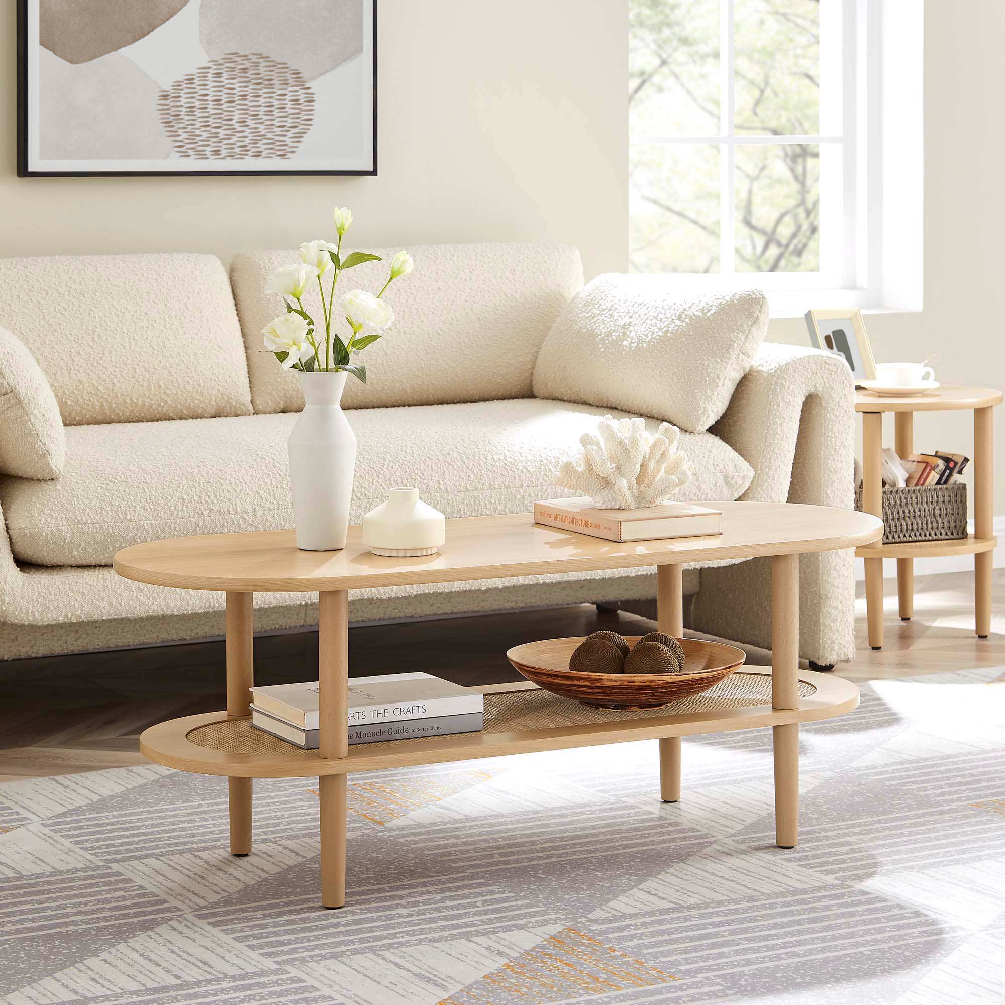 Torus Oval Coffee Table by Modway - Best Buy Furniture