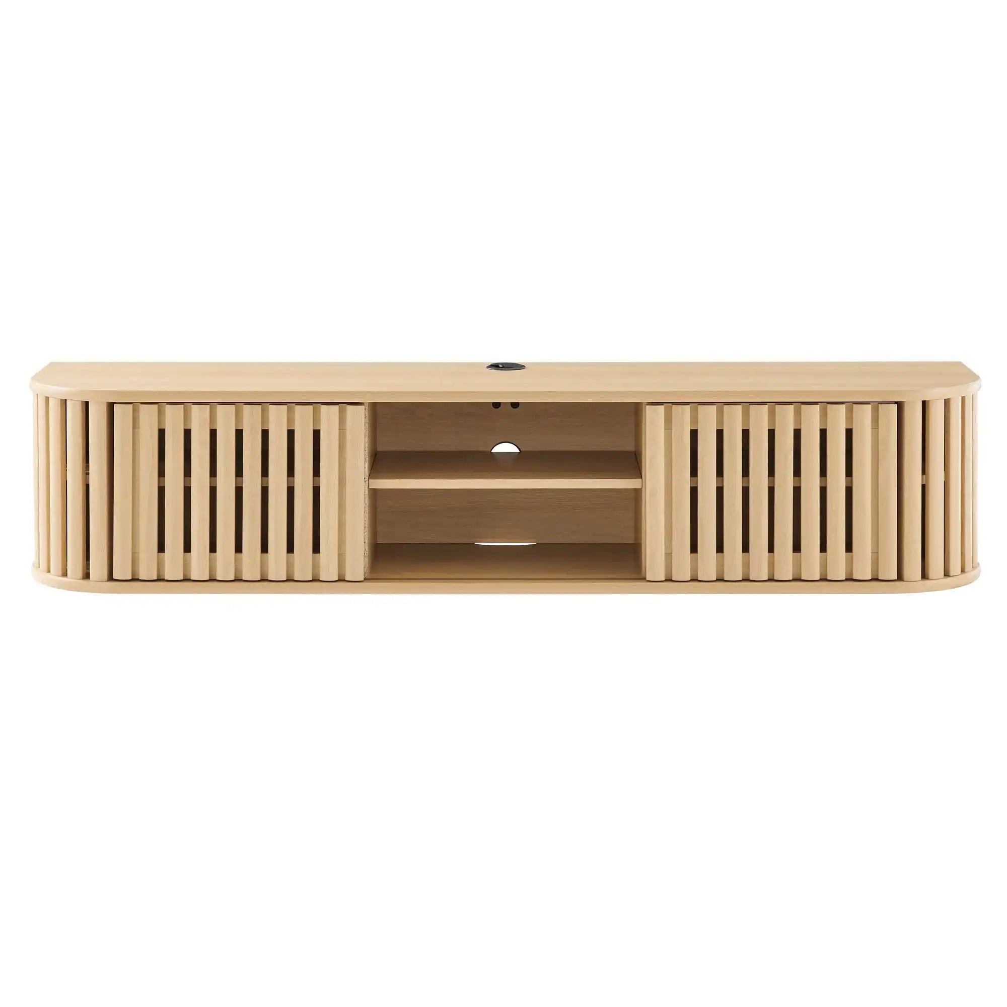 Fortitude 63" Wall-Mounted TV Stand by Modway - Best Buy Furniture
