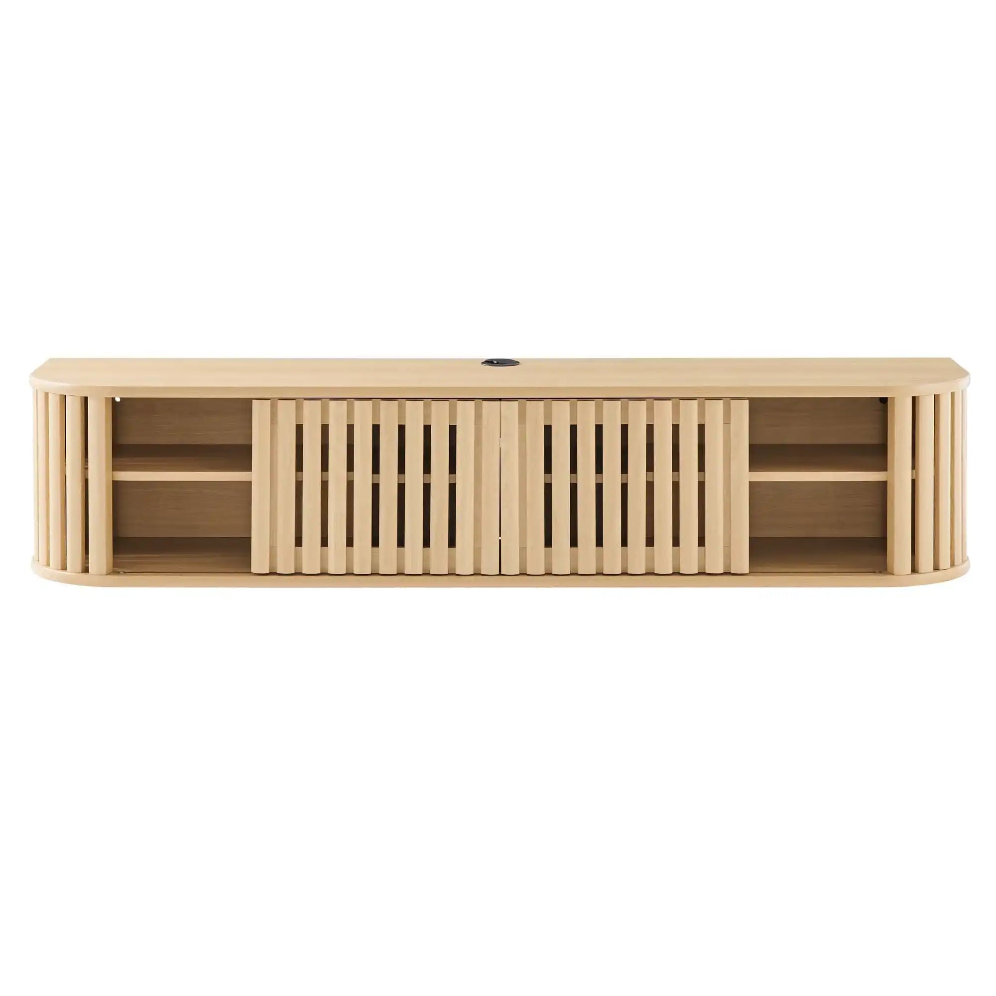 Fortitude 63" Wall-Mounted TV Stand by Modway - Best Buy Furniture