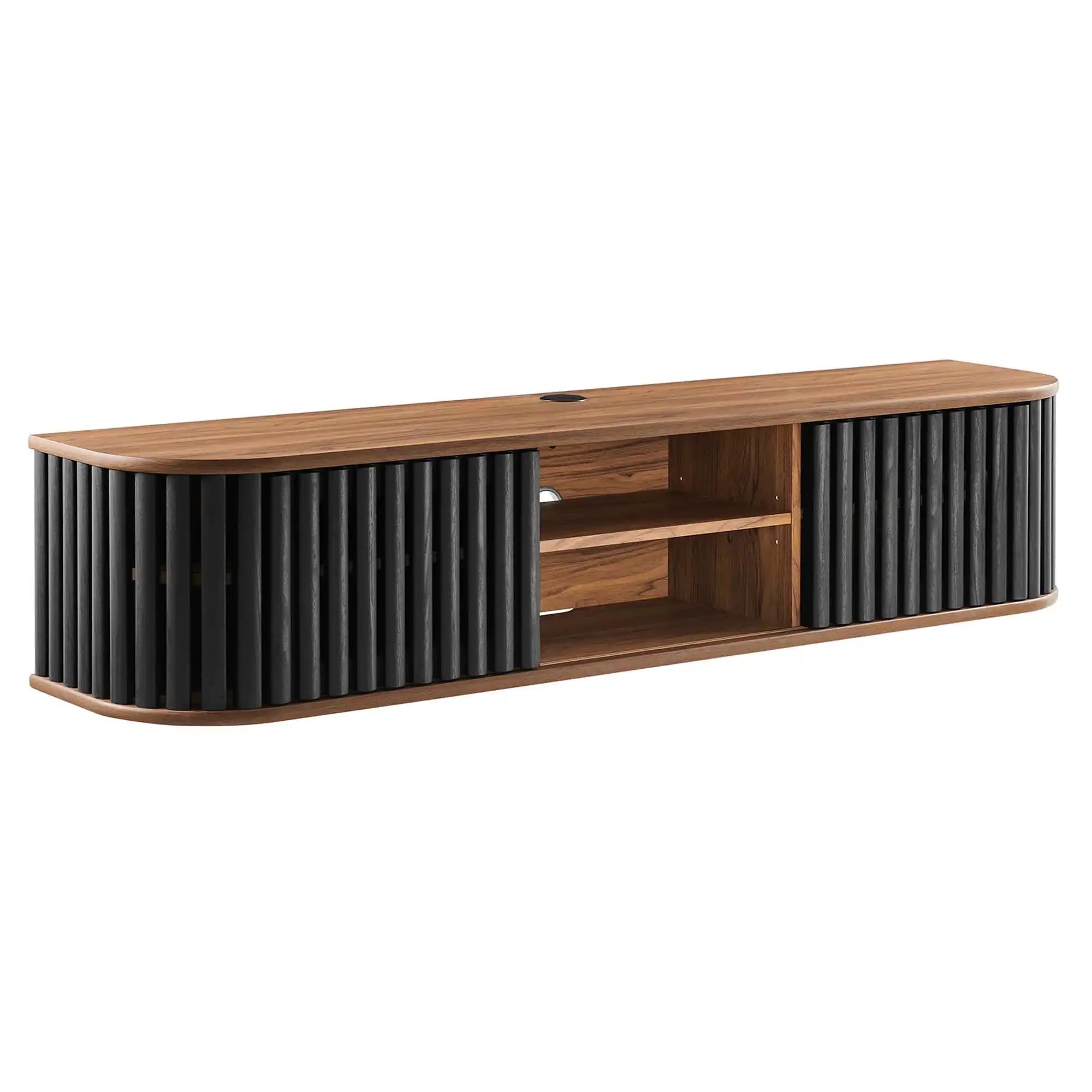 Fortitude 63" Wall-Mounted TV Stand by Modway - Best Buy Furniture