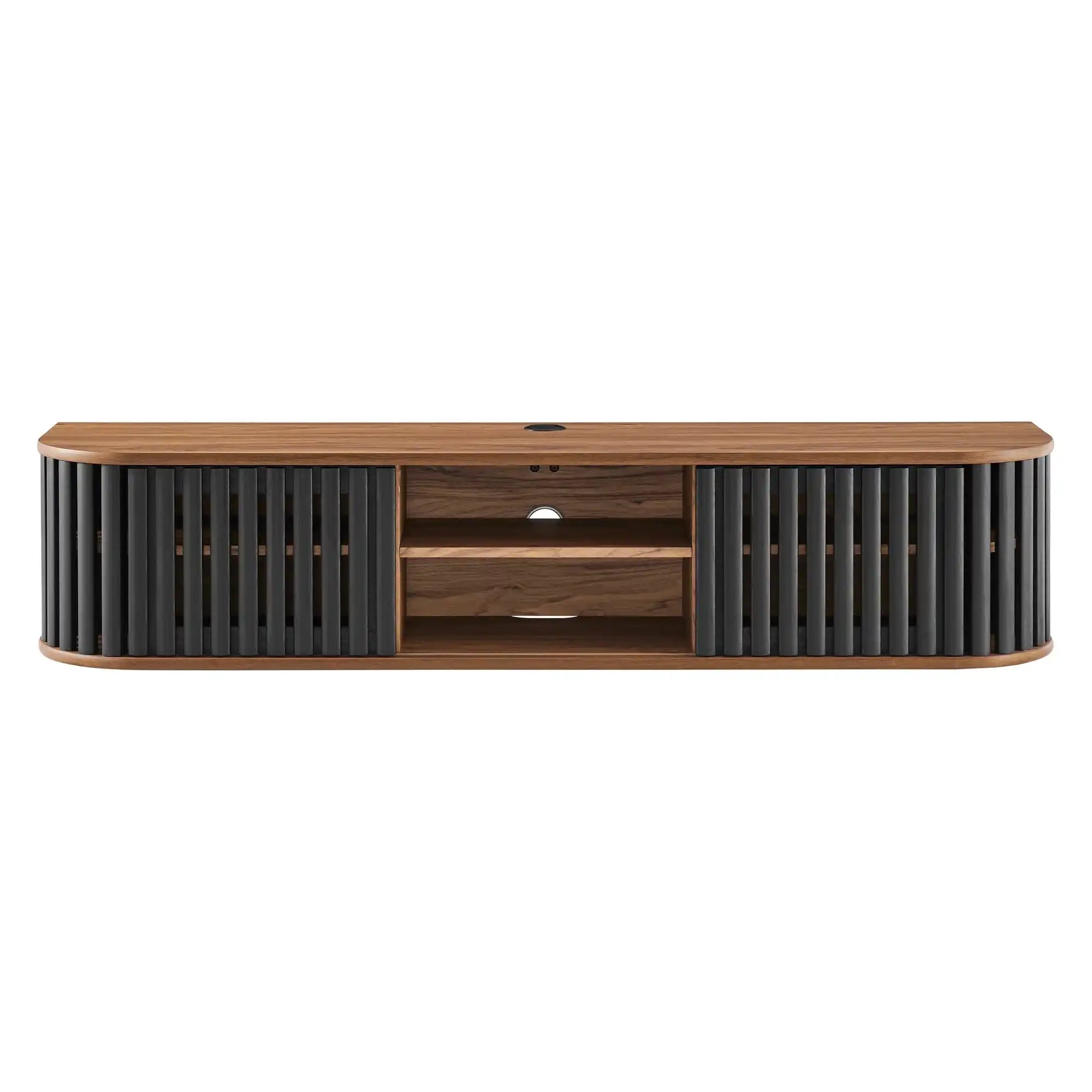 Fortitude 63" Wall-Mounted TV Stand by Modway - Best Buy Furniture