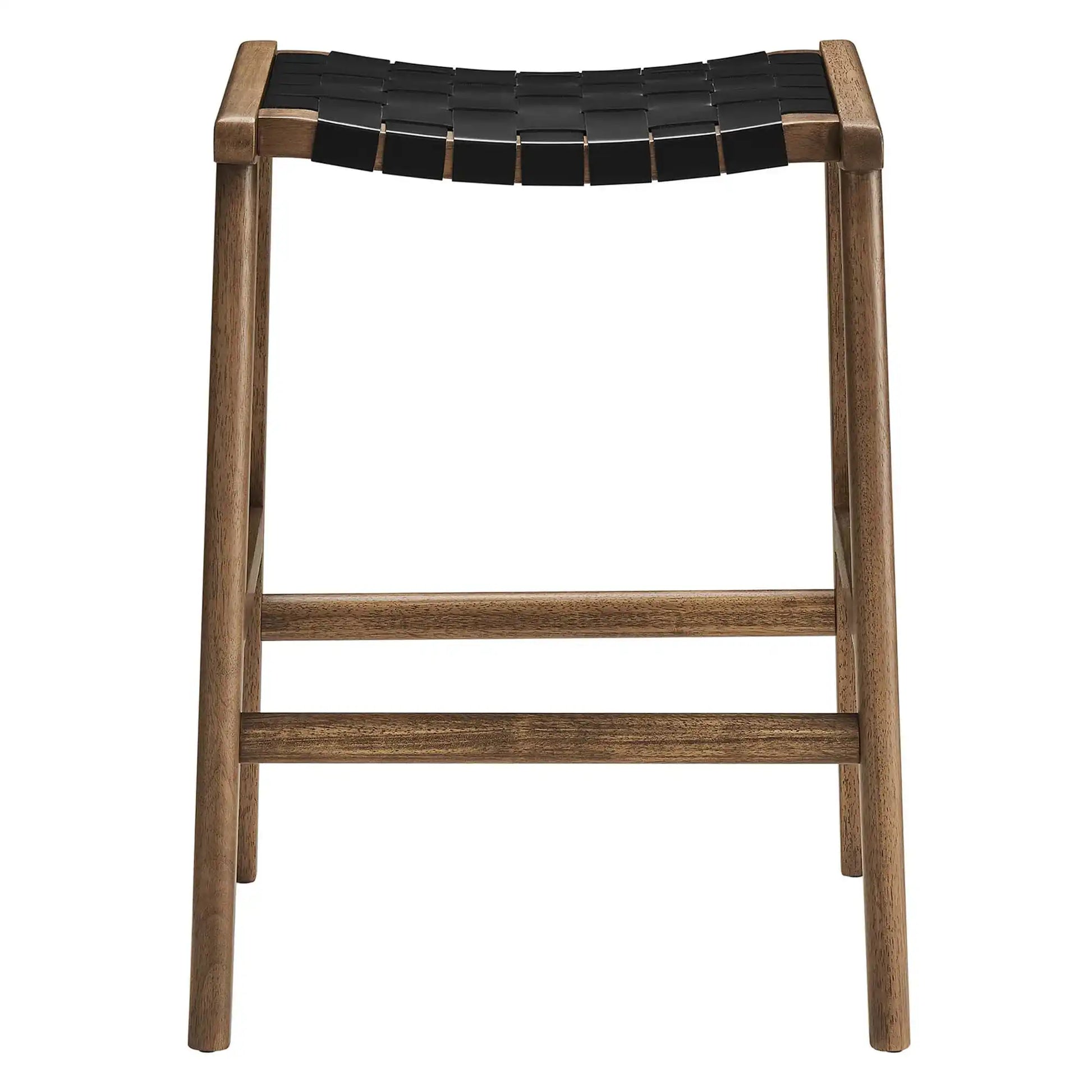 Saoirse Faux Leather Wood Counter Stool Set of 2 by Modway - Best Buy Furniture