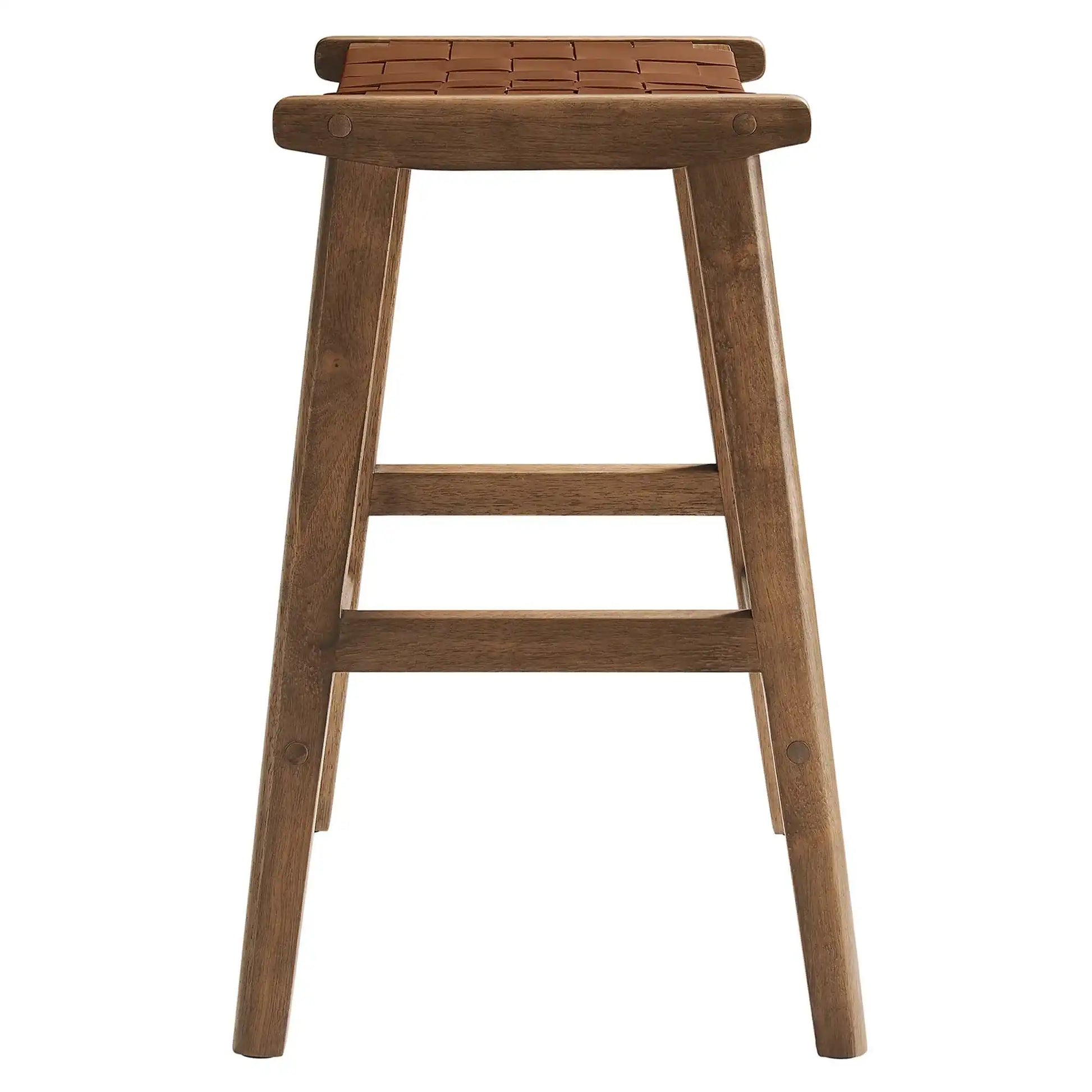 Saoirse Faux Leather Wood Counter Stool Set of 2 by Modway - Best Buy Furniture