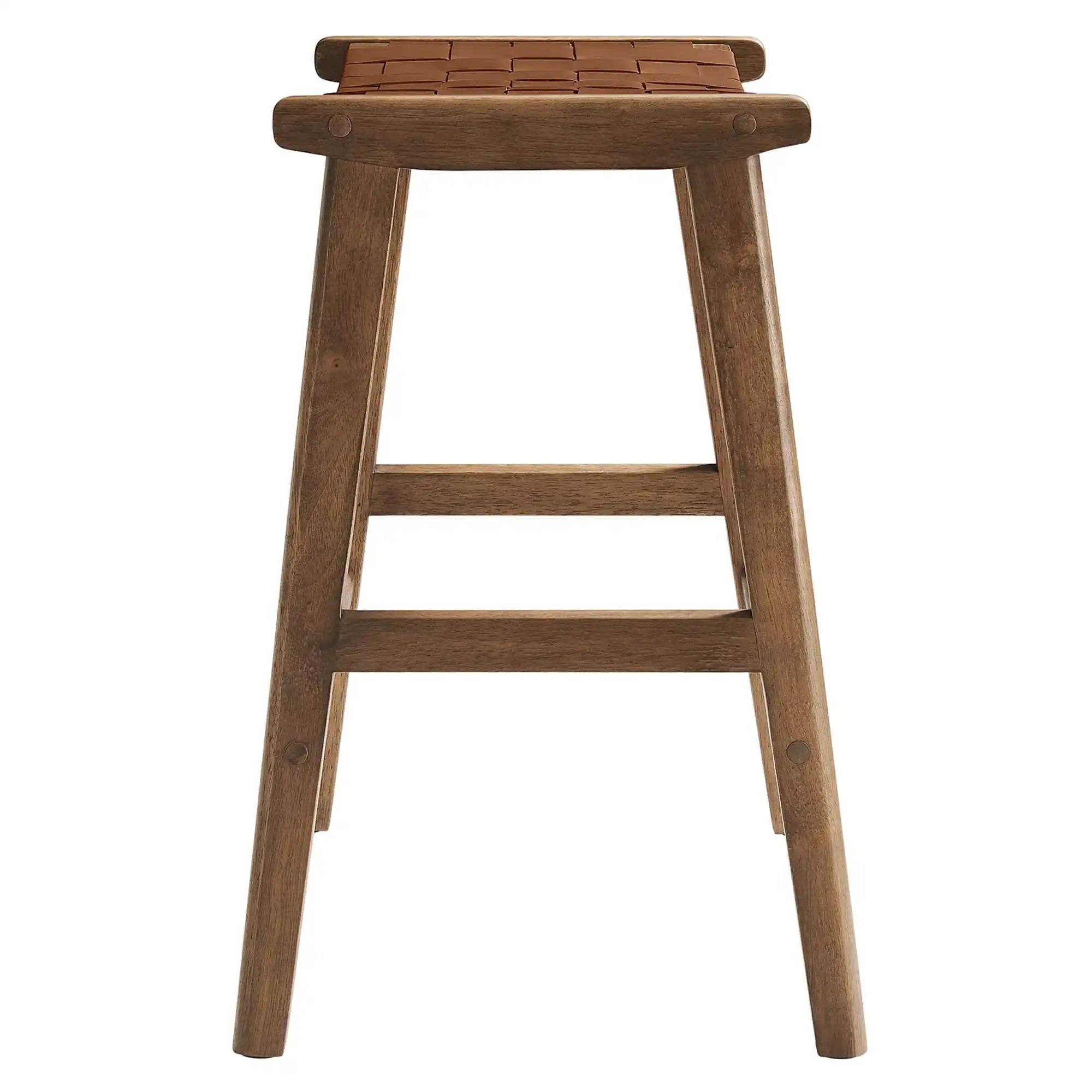Saoirse Faux Leather Wood Counter Stool Set of 2 by Modway - Best Buy Furniture
