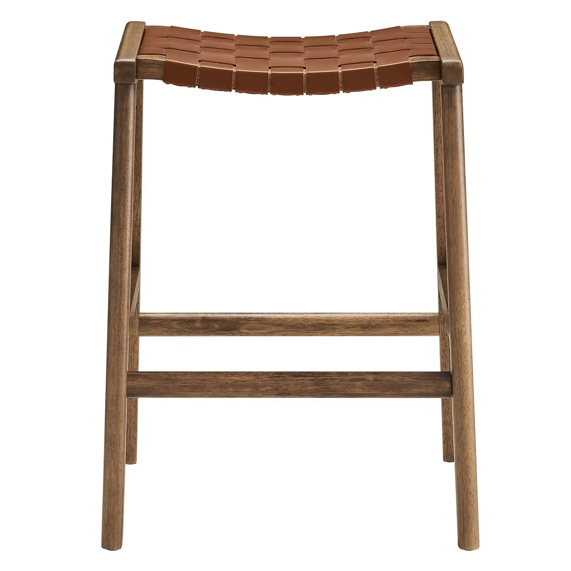 Saoirse Faux Leather Wood Counter Stool Set of 2 by Modway - Best Buy Furniture