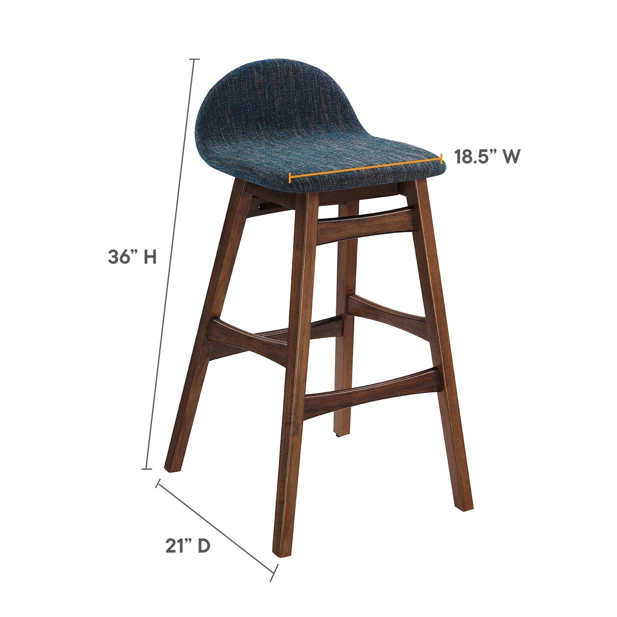 Juno Wood Bar Stool Set of 2 by Modway - Best Buy Furniture