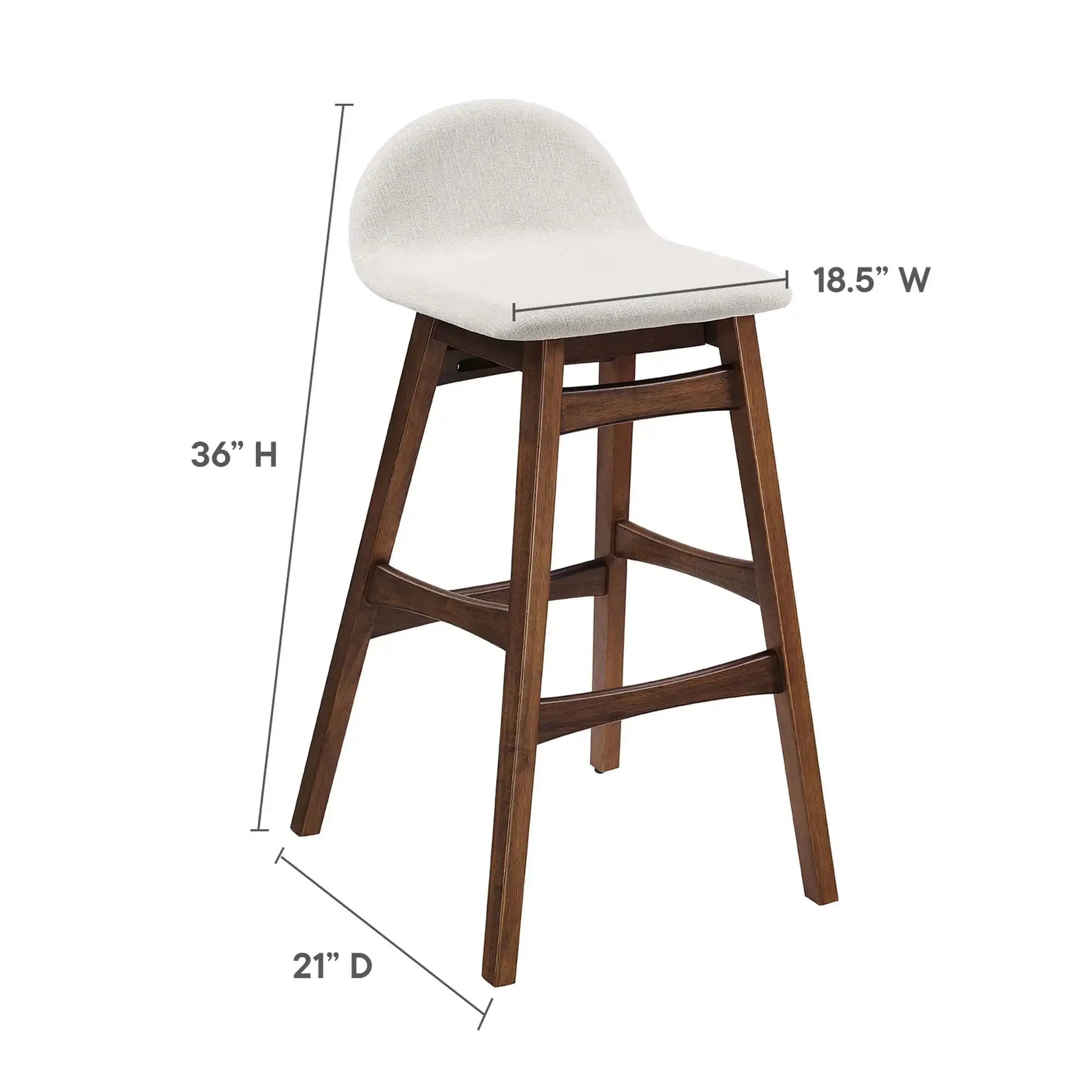Juno Wood Bar Stool Set of 2 by Modway - Best Buy Furniture