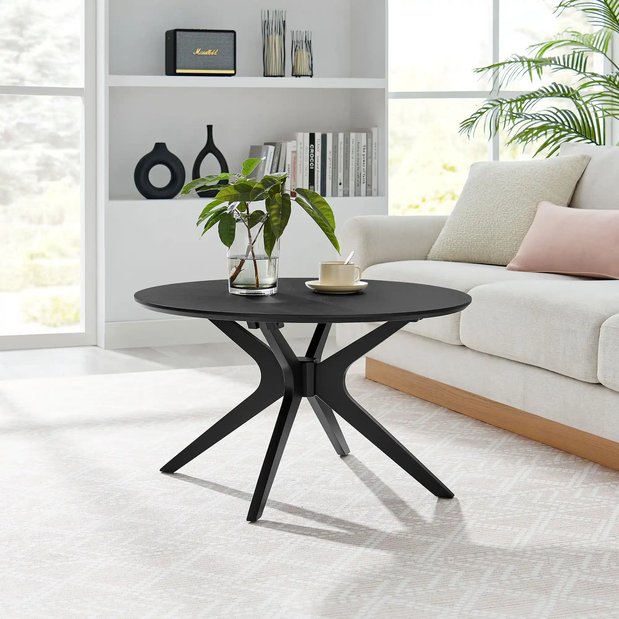 Crossroads Round Wood Coffee Table by Modway - Best Buy Furniture