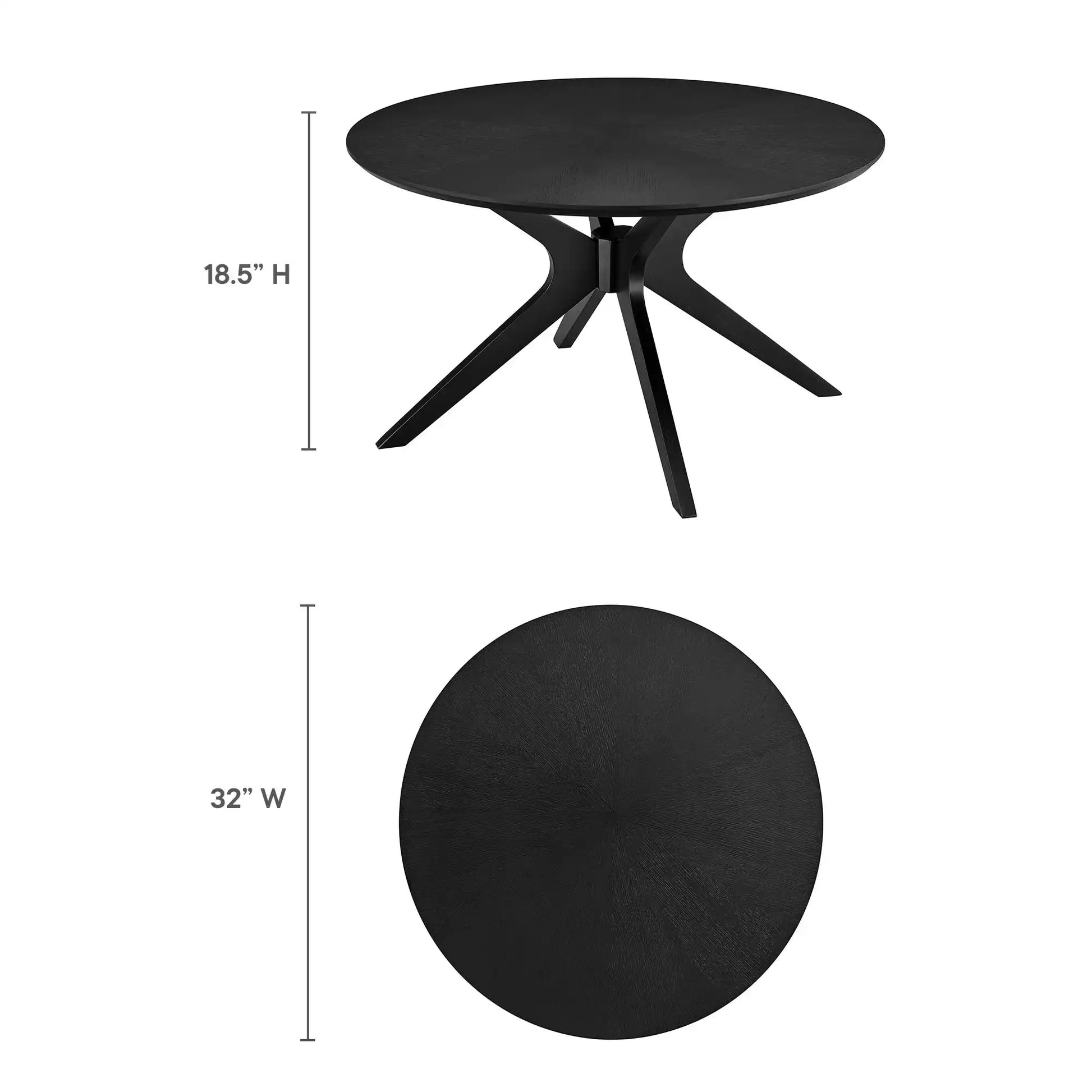 Crossroads Round Wood Coffee Table by Modway - Best Buy Furniture