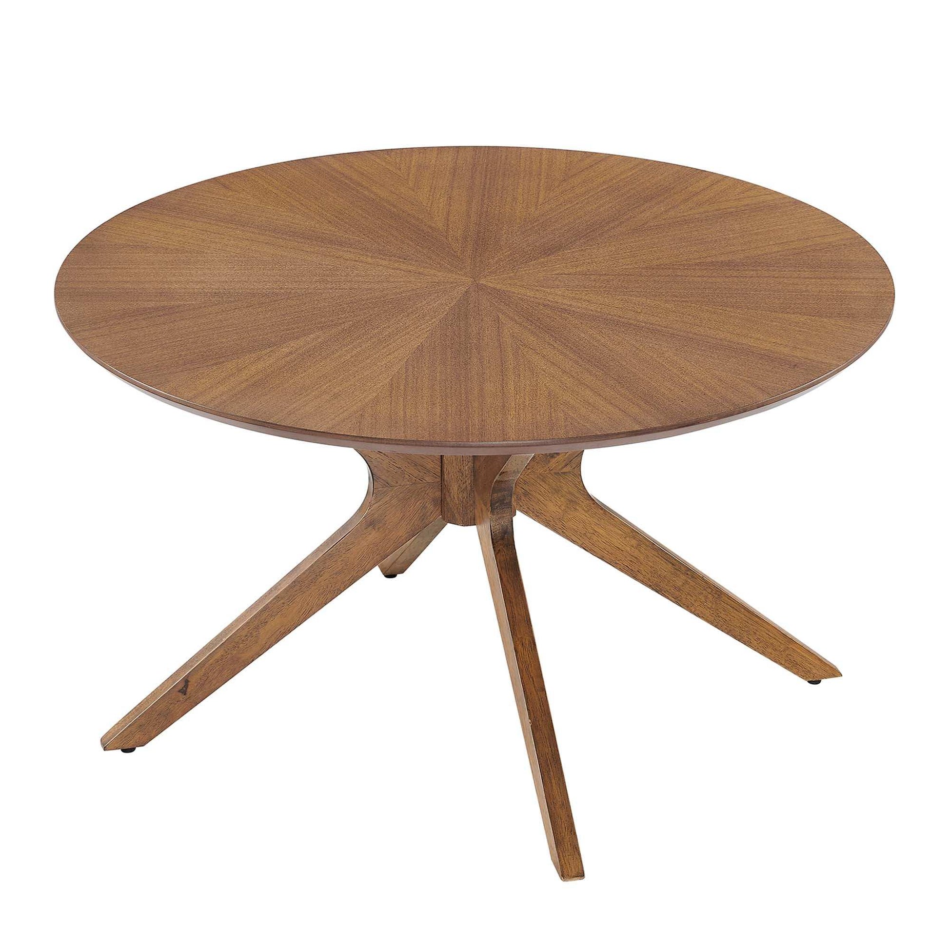 Crossroads Round Wood Coffee Table by Modway - Best Buy Furniture
