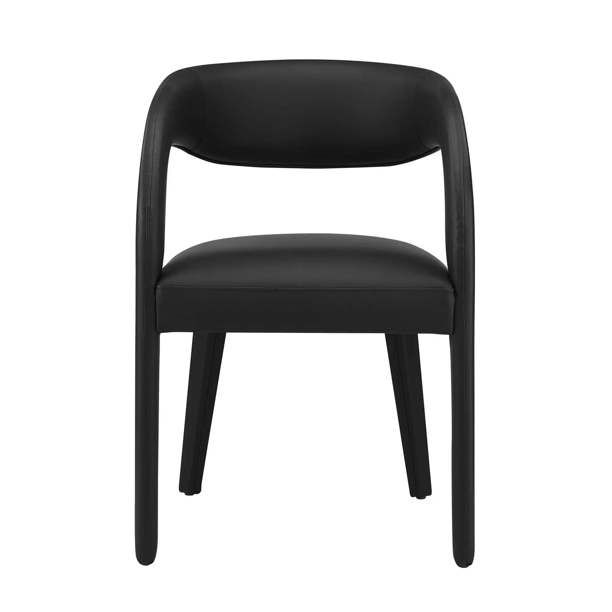 Pinnacle Vegan Leather Dining Chair Set of 2 by Modway - Best Buy Furniture