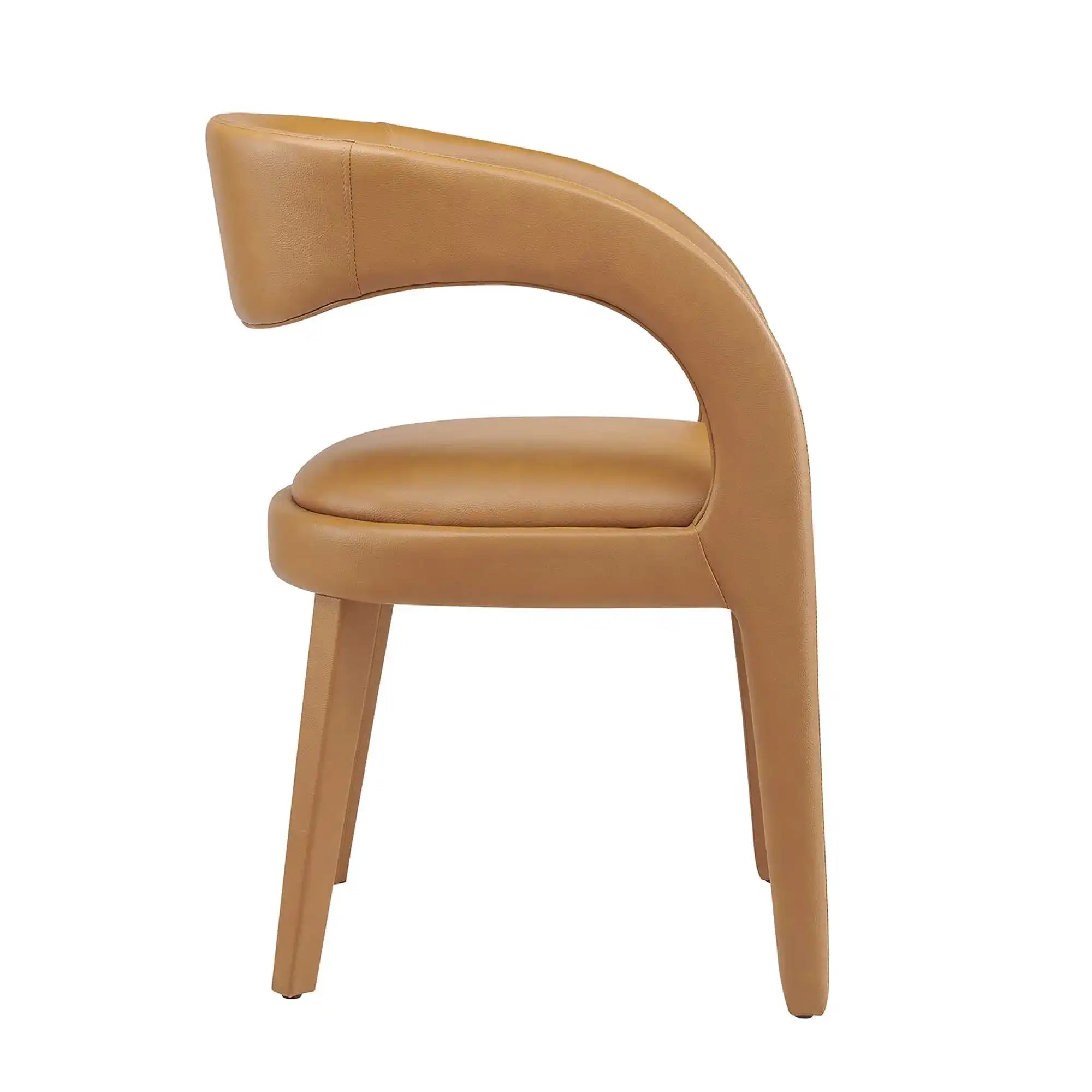Pinnacle Vegan Leather Dining Chair Set of 2 by Modway - Best Buy Furniture
