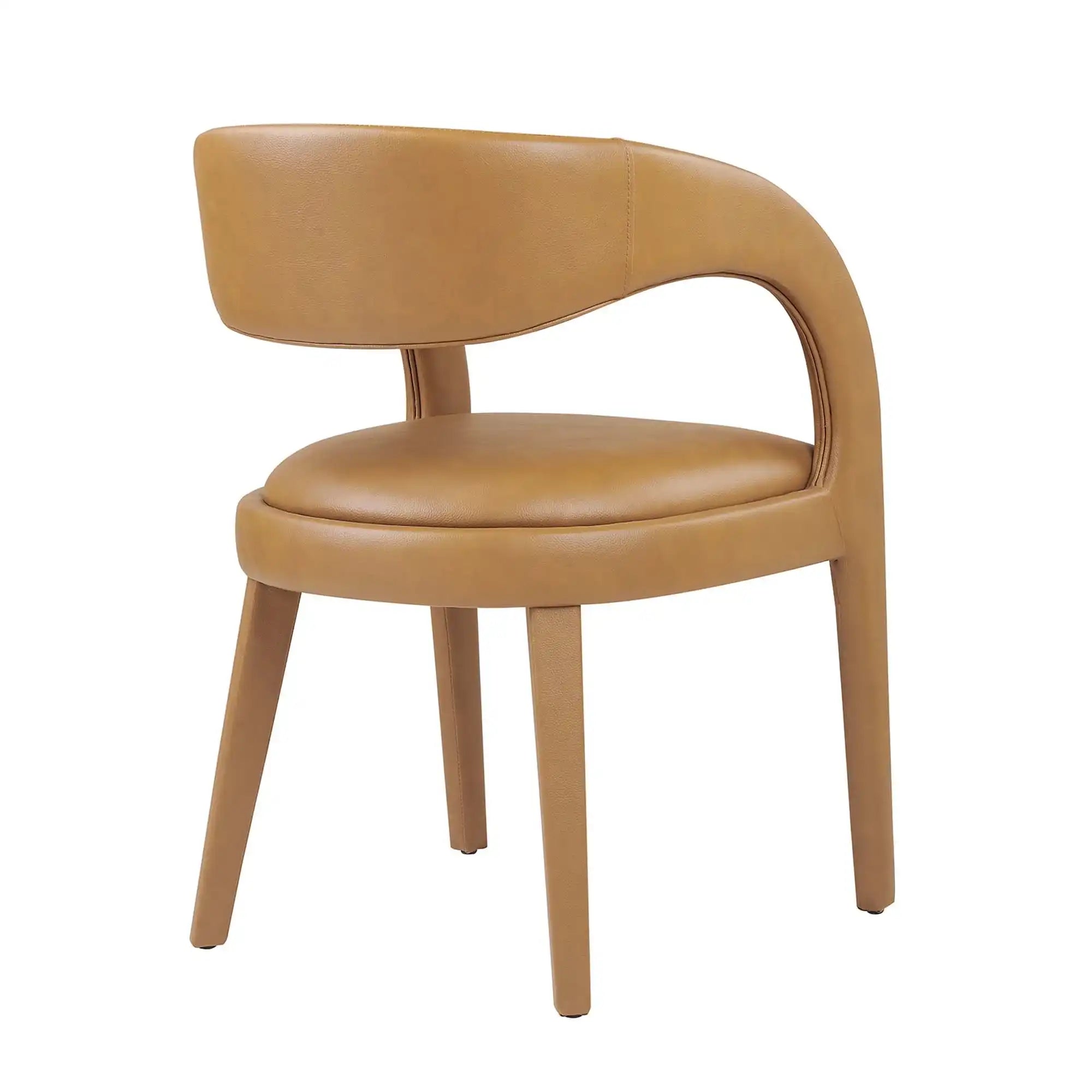 Pinnacle Vegan Leather Dining Chair Set of 2 by Modway - Best Buy Furniture