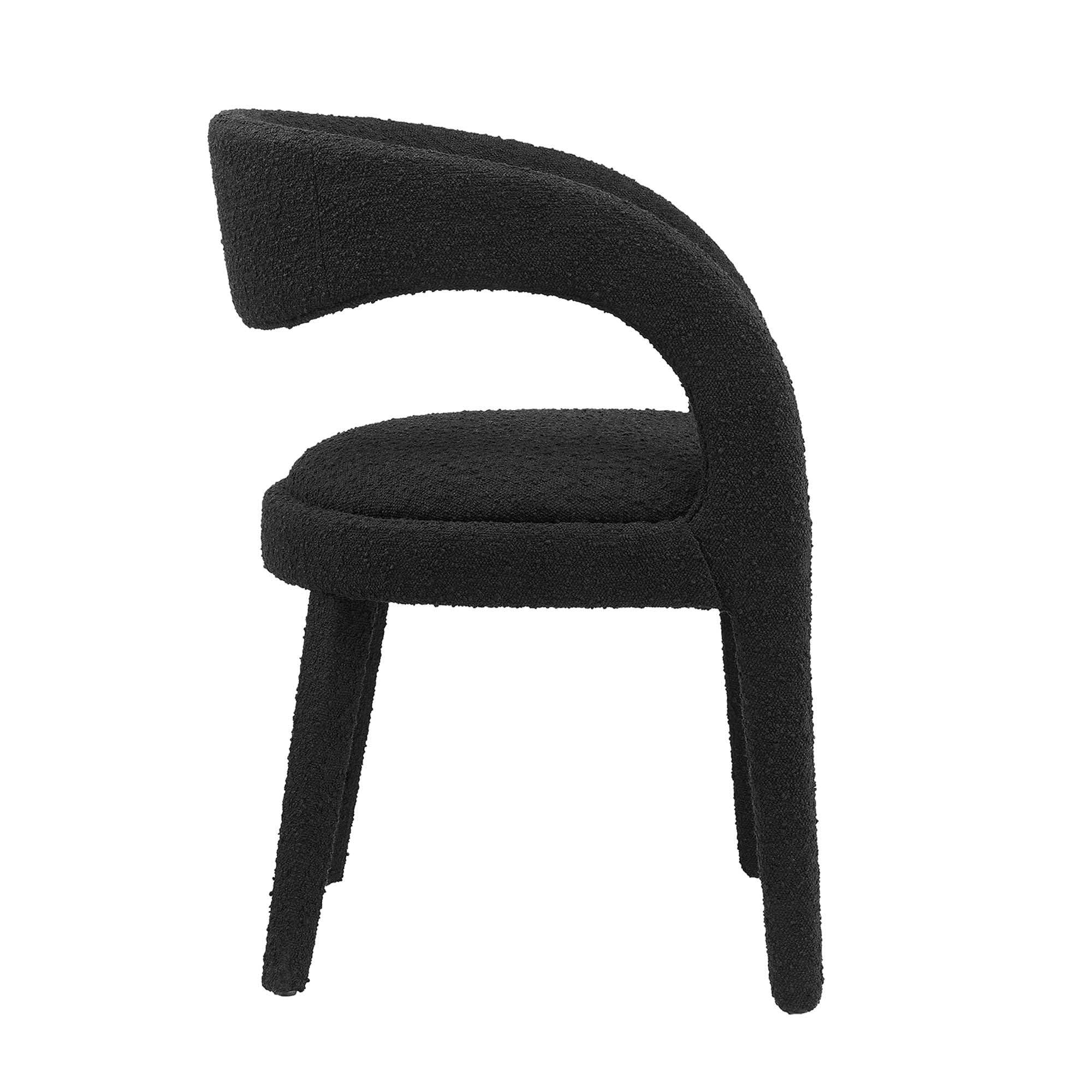 Pinnacle Boucle Upholstered Dining Chair Set of 2 by Modway - Best Buy Furniture