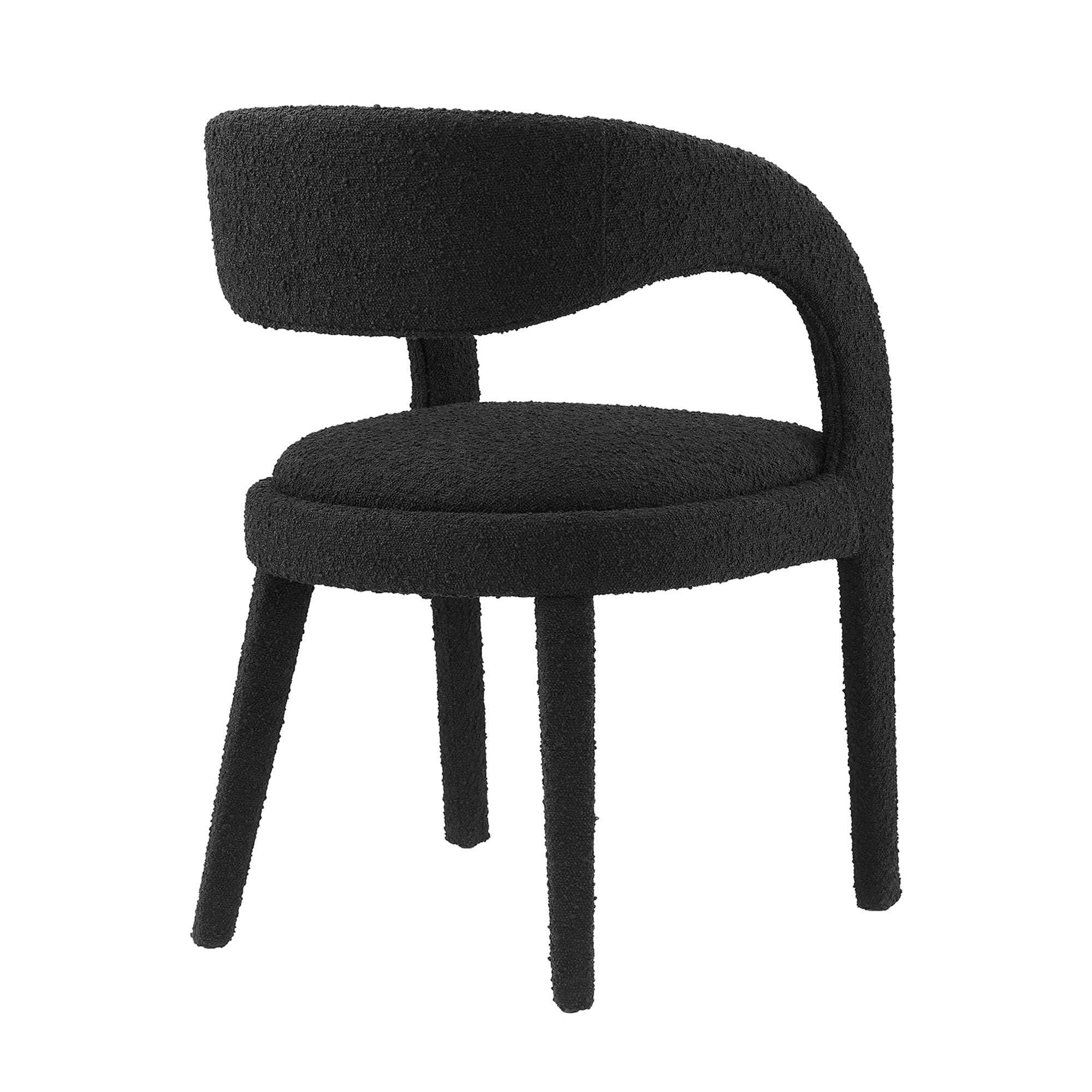 Pinnacle Boucle Upholstered Dining Chair Set of 2 by Modway - Best Buy Furniture