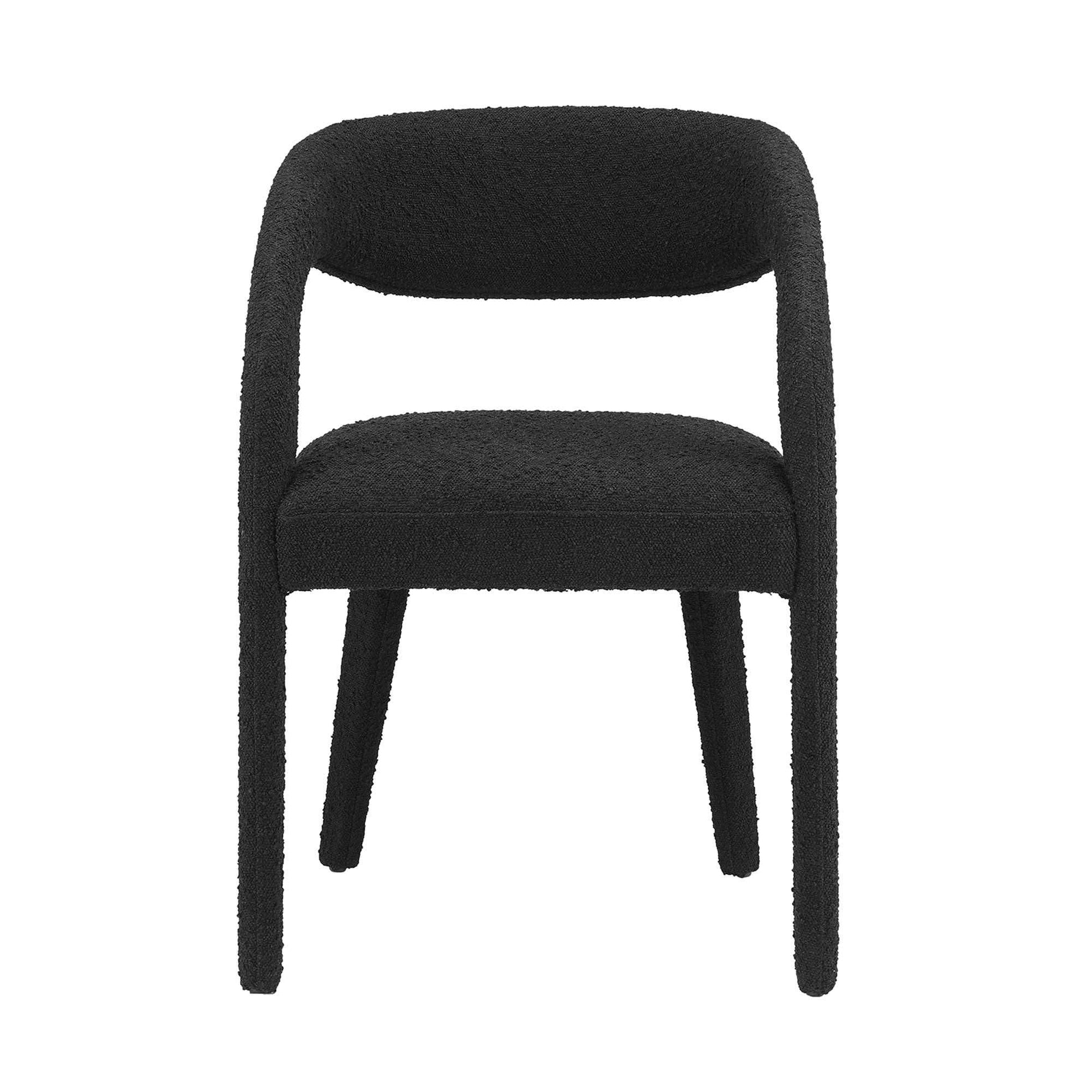 Pinnacle Boucle Upholstered Dining Chair Set of 2 by Modway - Best Buy Furniture