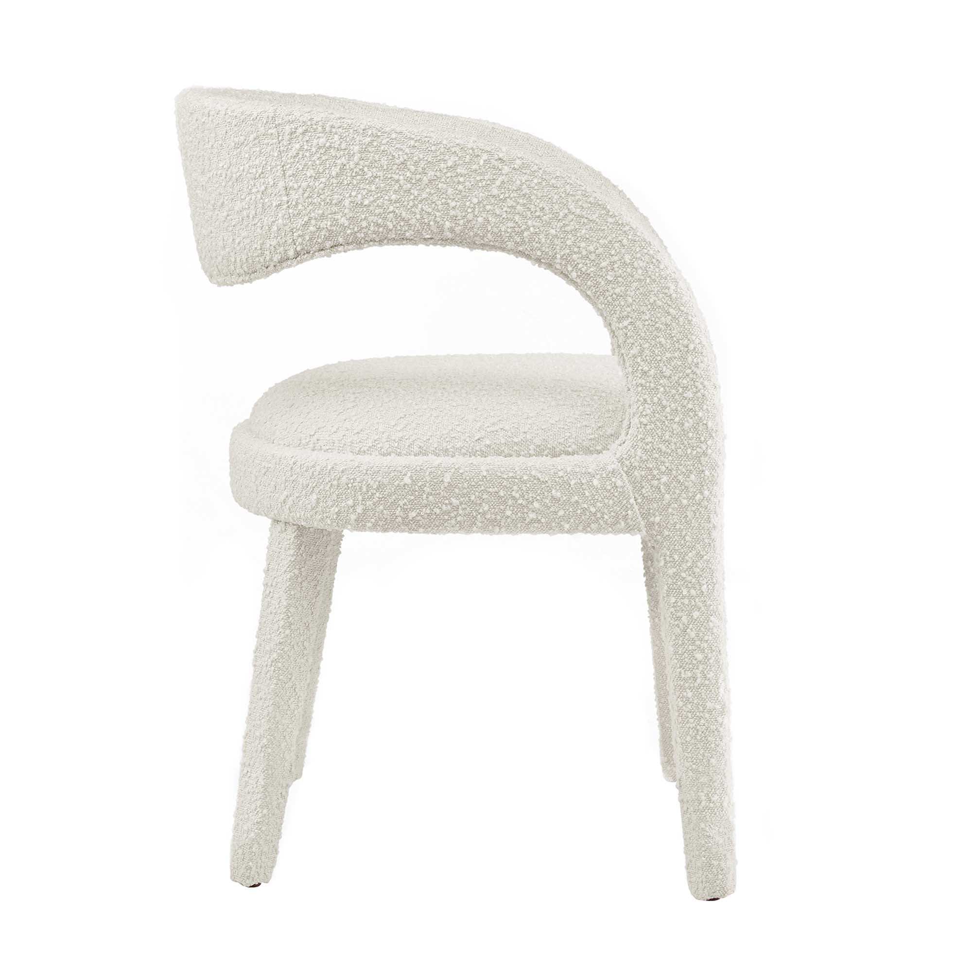 Pinnacle Boucle Upholstered Dining Chair Set of 2 by Modway - Best Buy Furniture