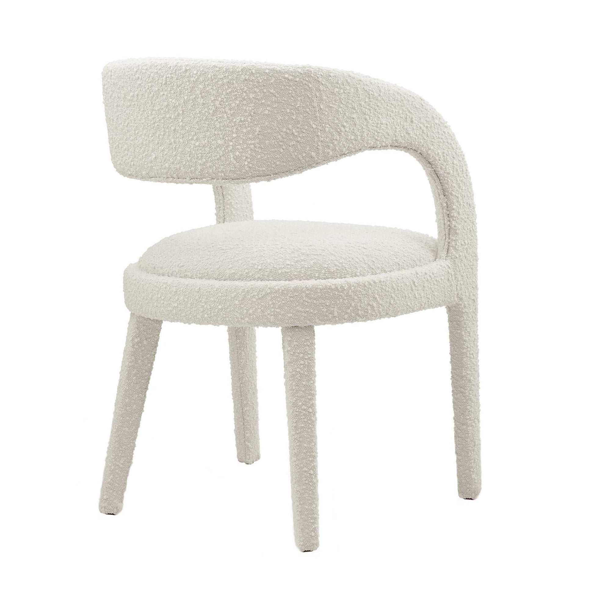 Pinnacle Boucle Upholstered Dining Chair Set of 2 by Modway - Best Buy Furniture