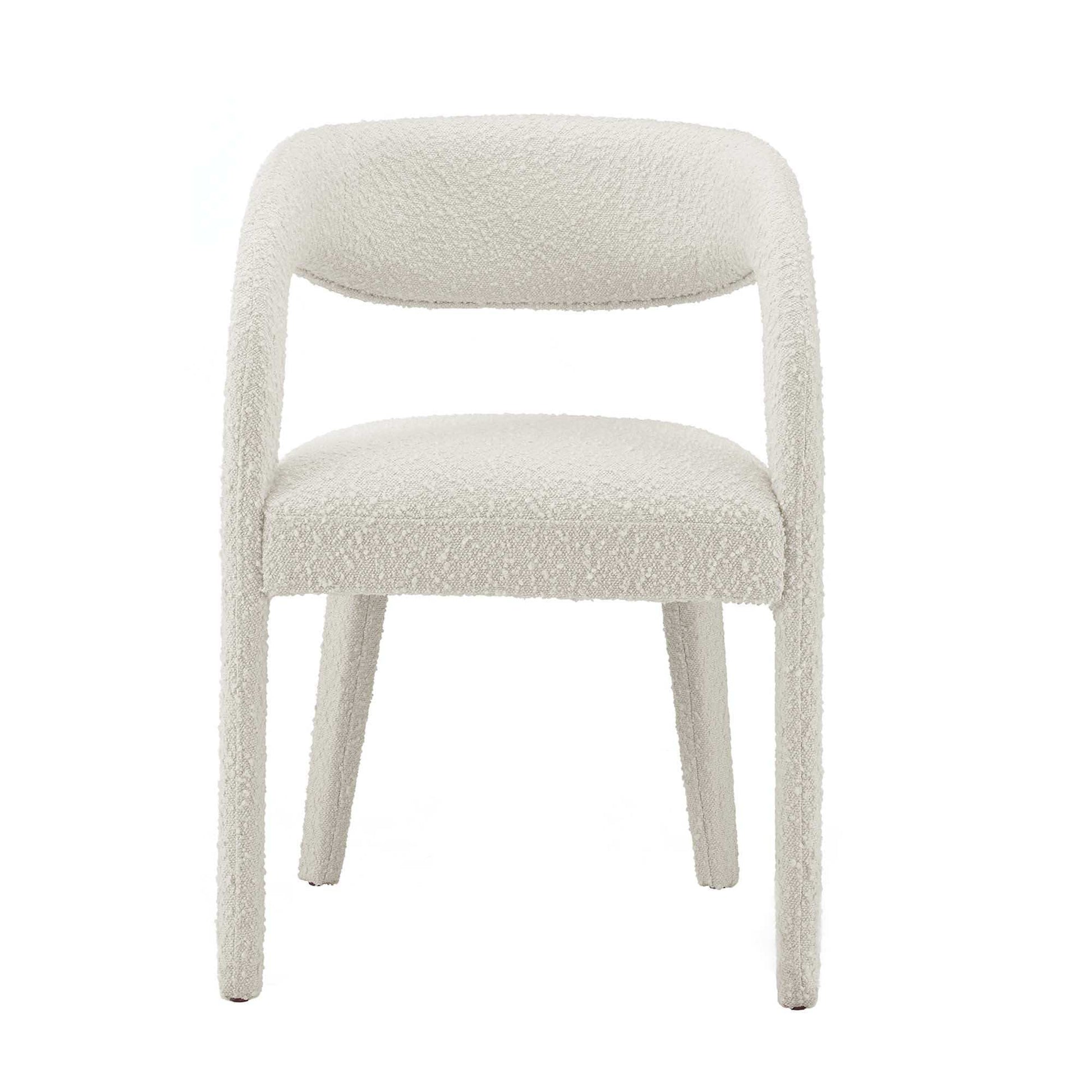 Pinnacle Boucle Upholstered Dining Chair Set of 2 by Modway - Best Buy Furniture