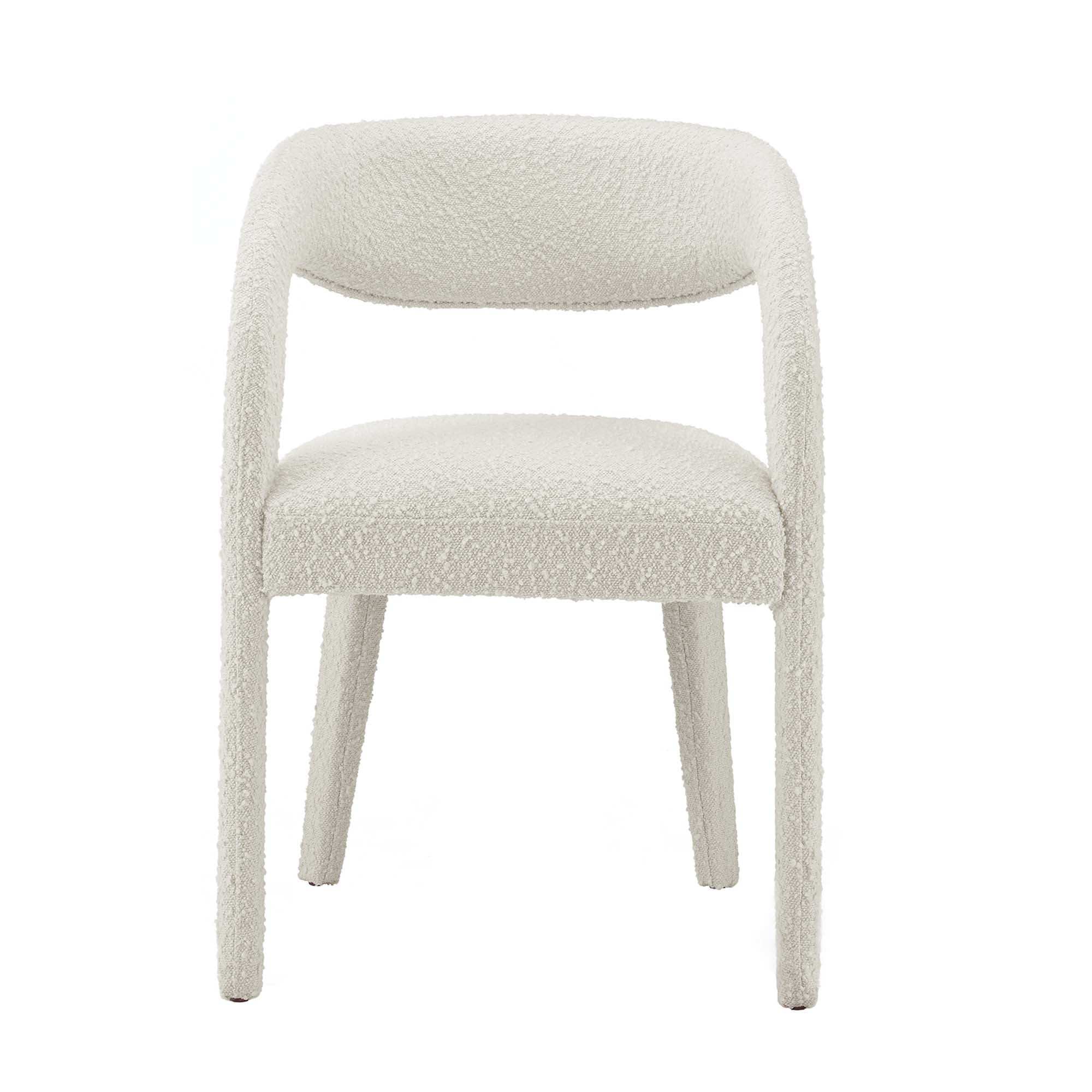 Pinnacle Boucle Upholstered Dining Chair Set of 2 by Modway - Best Buy Furniture