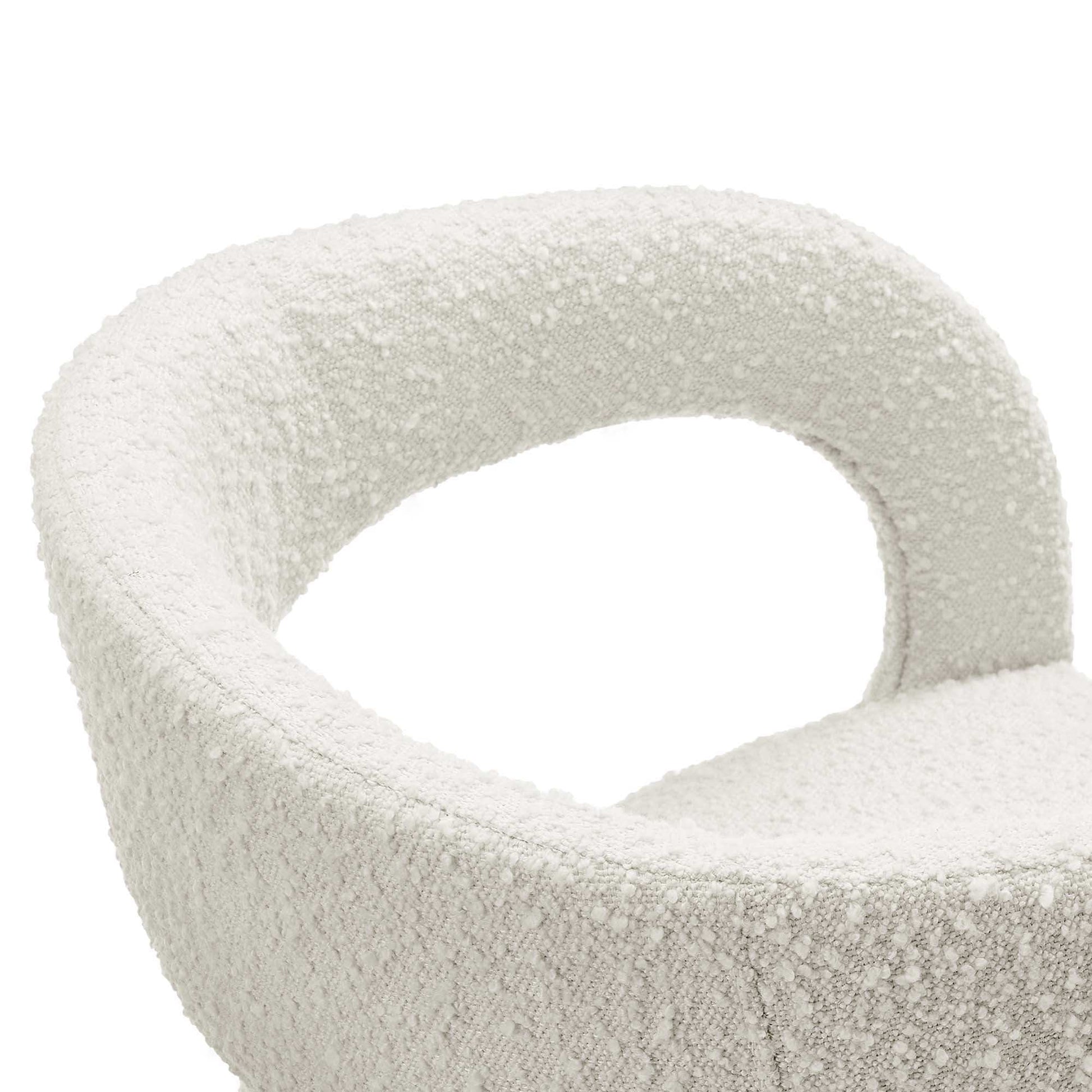 Pinnacle Boucle Upholstered Dining Chair Set of 2 by Modway - Best Buy Furniture