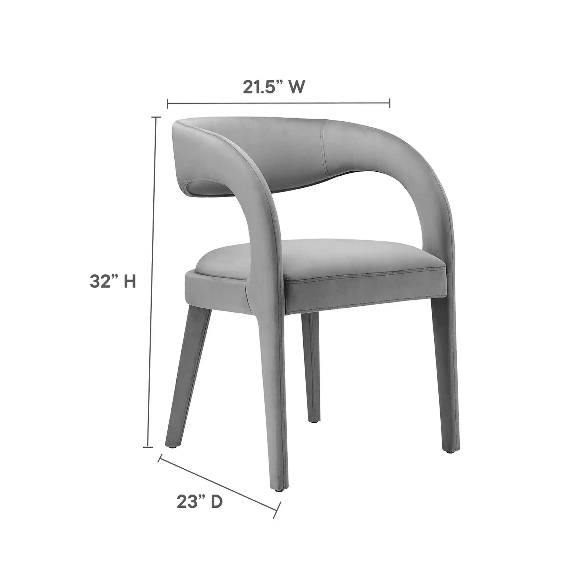 Pinnacle Performance Velvet Dining Chair Set of 2 by Modway - Best Buy Furniture