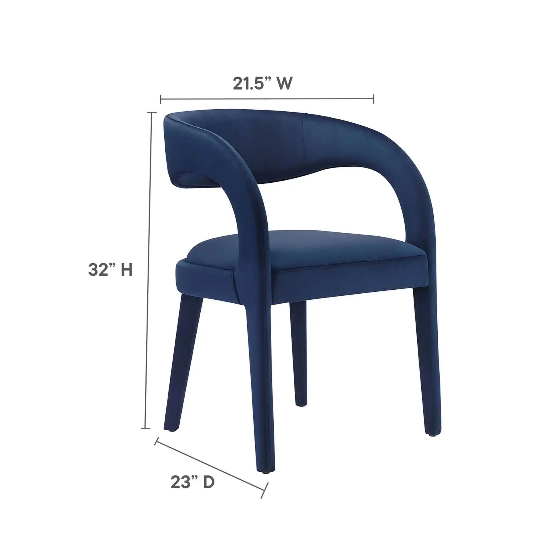 Pinnacle Performance Velvet Dining Chair Set of 2 by Modway - Best Buy Furniture