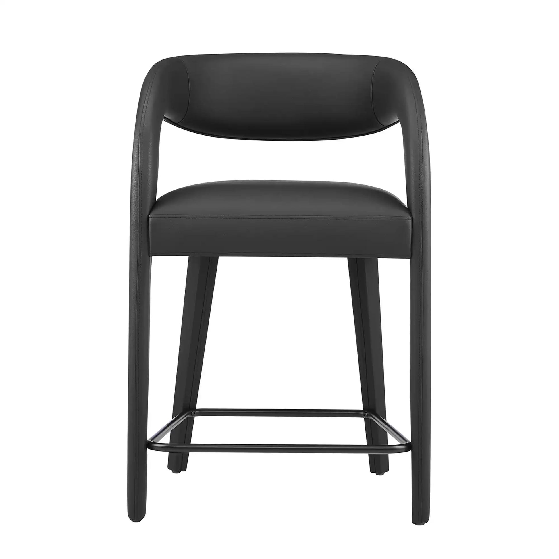 Pinnacle Vegan Leather Counter Stool Set of 2 by Modway - Best Buy Furniture