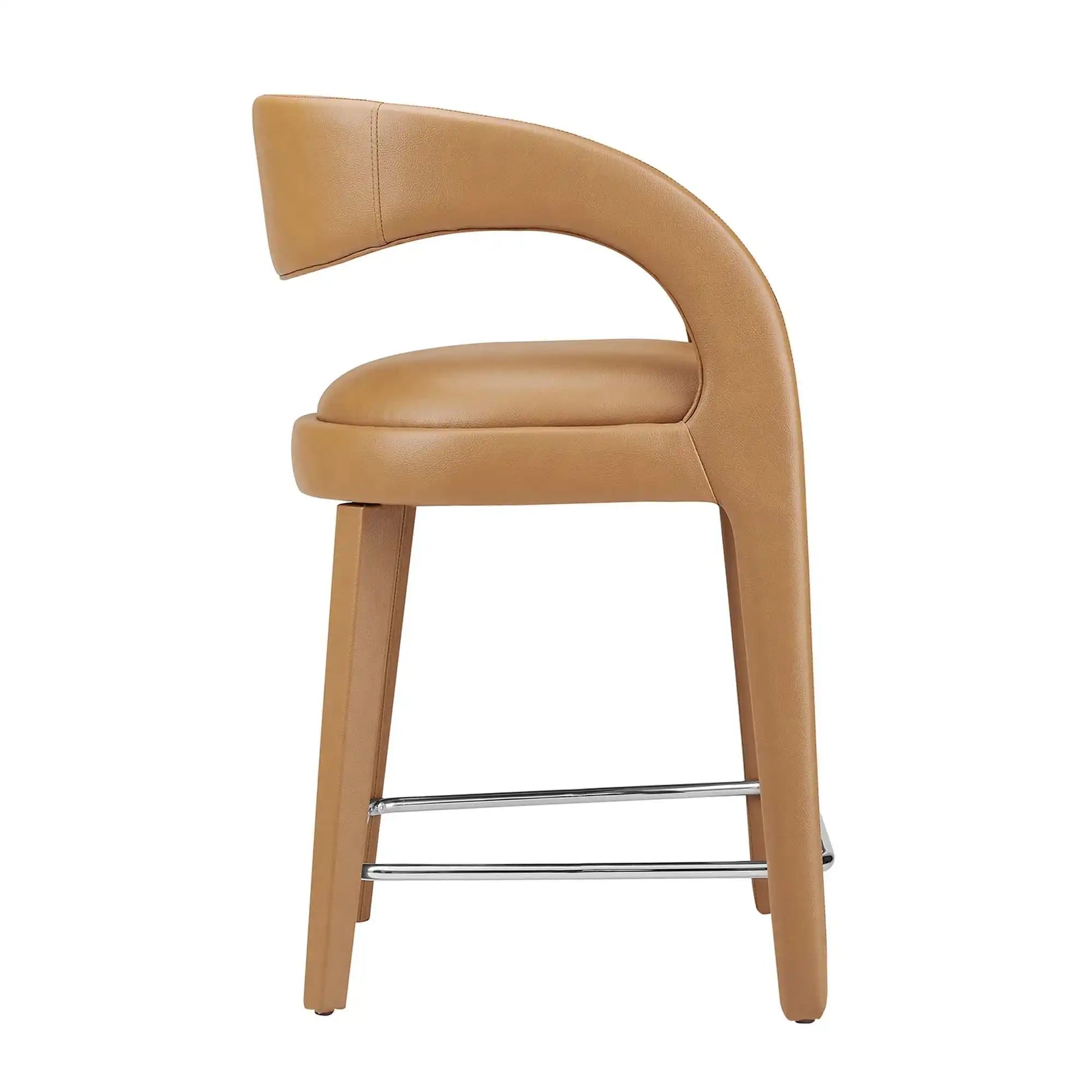 Pinnacle Vegan Leather Counter Stool Set of 2 by Modway - Best Buy Furniture