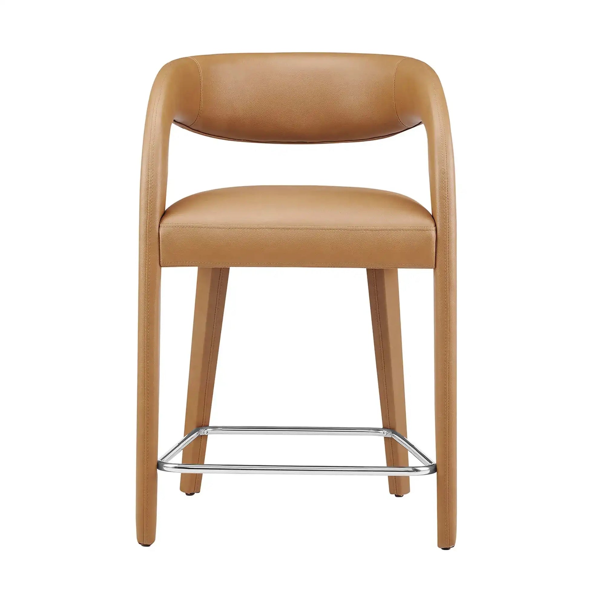 Pinnacle Vegan Leather Counter Stool Set of 2 by Modway - Best Buy Furniture