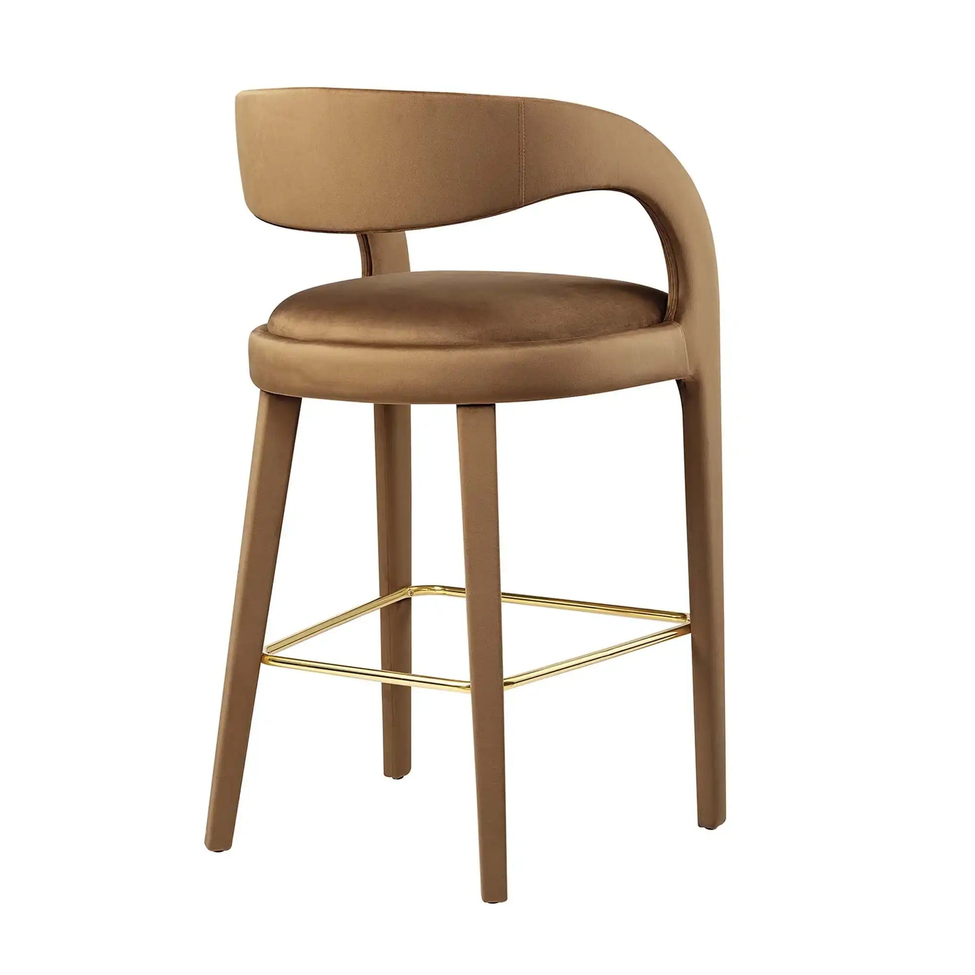Pinnacle Performance Velvet Bar Stool Set of 2 by Modway - Best Buy Furniture