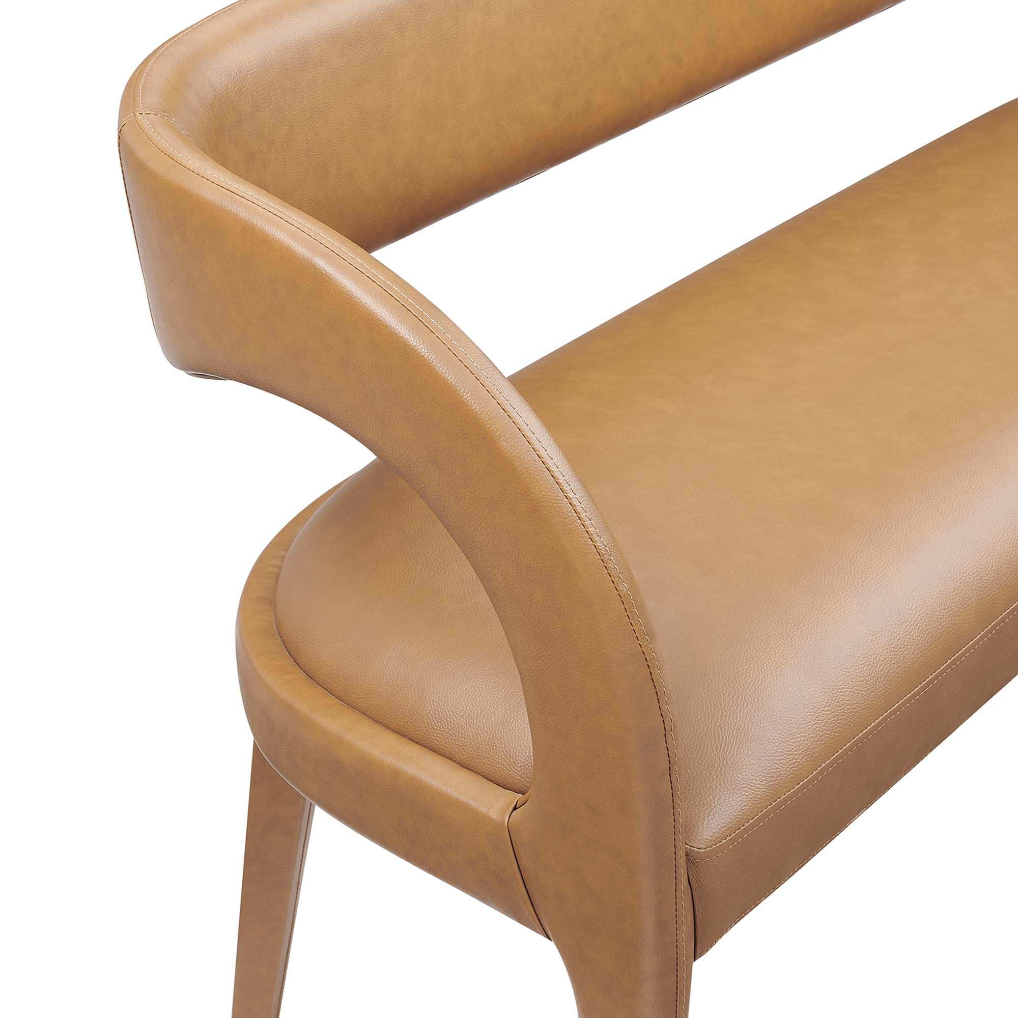 Pinnacle Vegan Leather Accent Bench by Modway - Best Buy Furniture